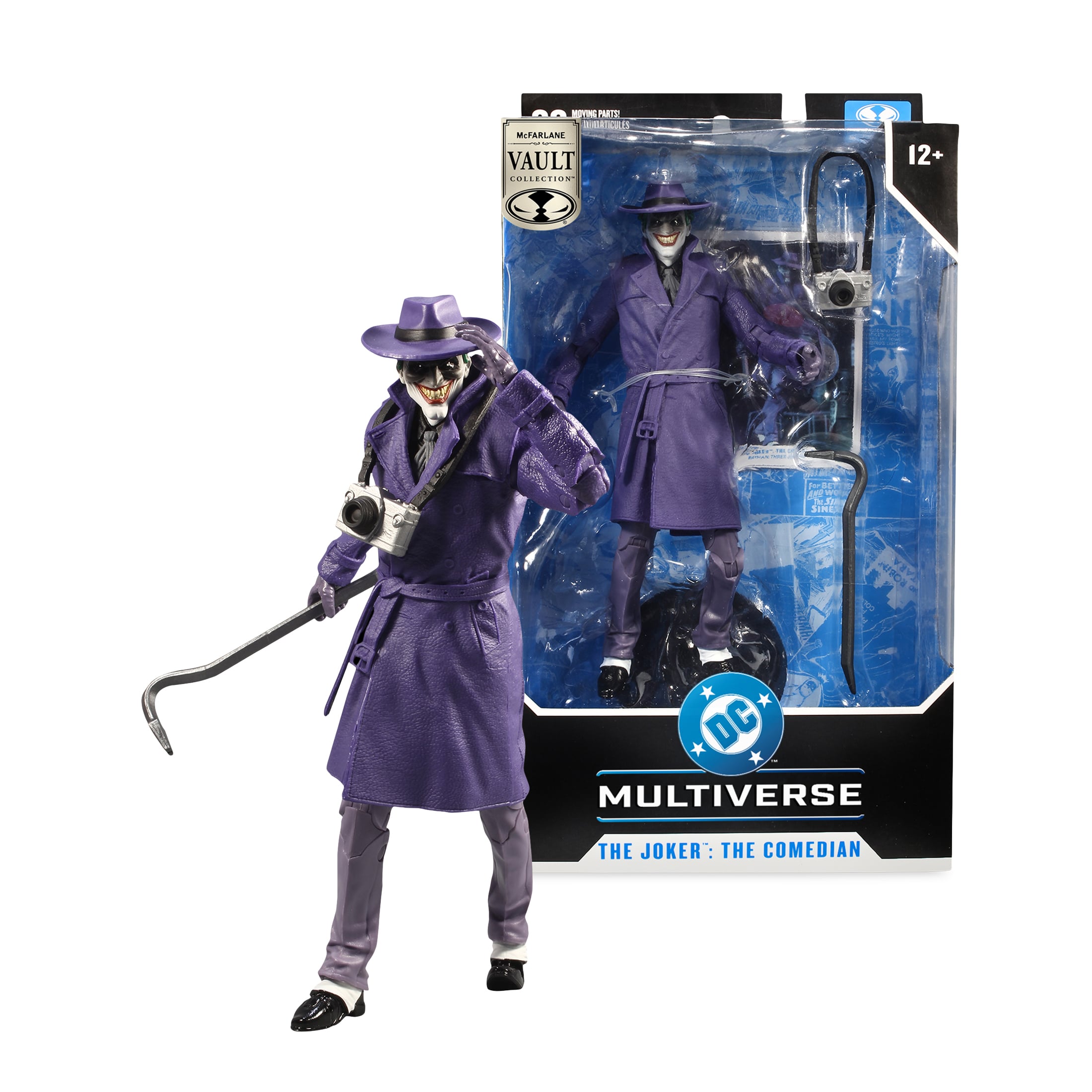 Batman: Three Jokers DC Multiverse McFarlane Vault Collection The Joker (The Comedian) Action Figure Gallery Image 14
