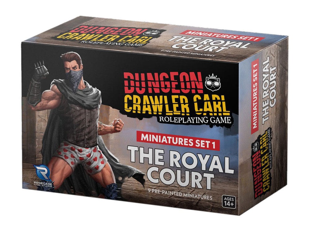 Dungeon Crawler Carl Roleplaying Game The Royal Court Miniatures Set 1 Gallery Image 1