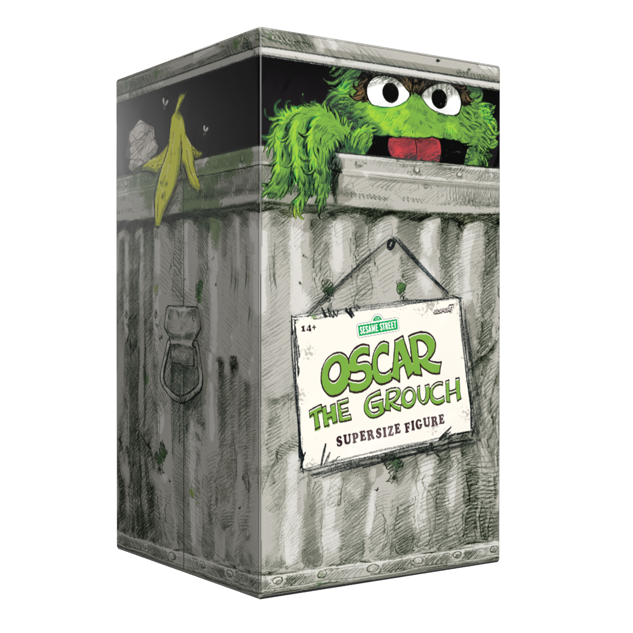 Sesame Street Supersize Oscar the Grouch Limited Edition Vinyl Figure Gallery Image 13