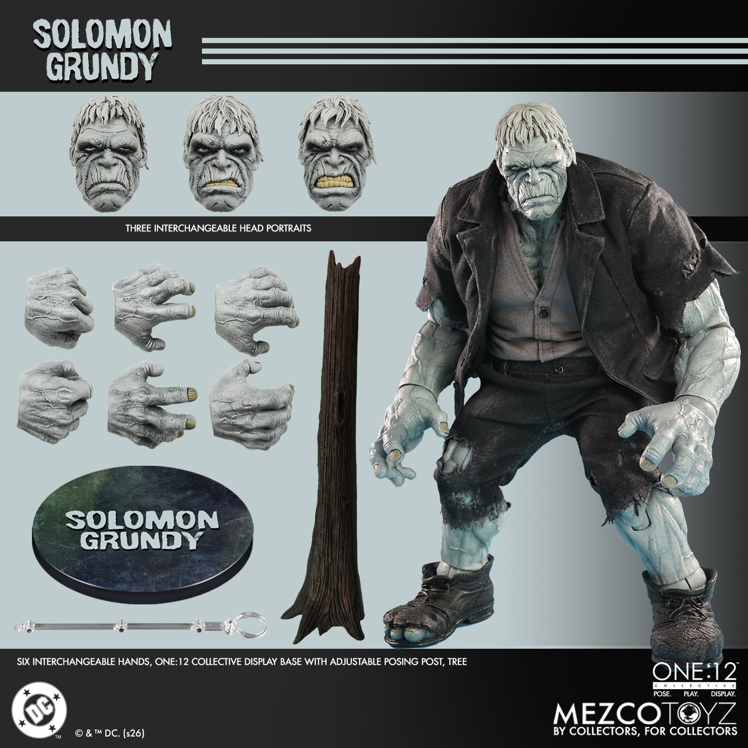 DC Comics One:12 Collective Solomon Grundy Action Figure Gallery Image 13