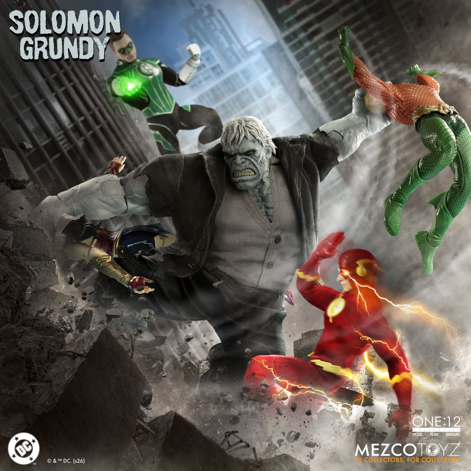 DC Comics One:12 Collective Solomon Grundy Action Figure Gallery Image 6