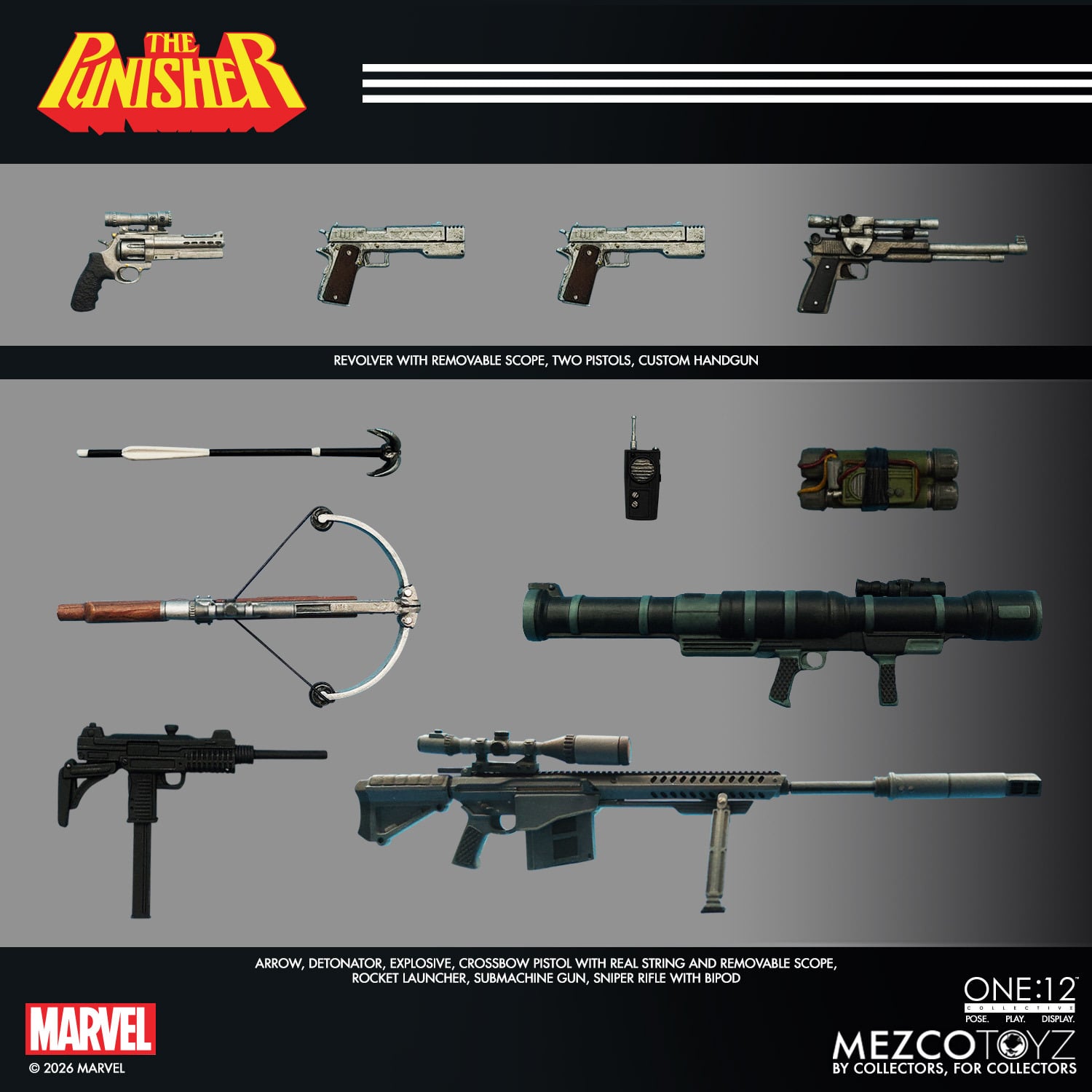 Marvel One:12 Collective The Punisher Action Figure Gallery Image 19