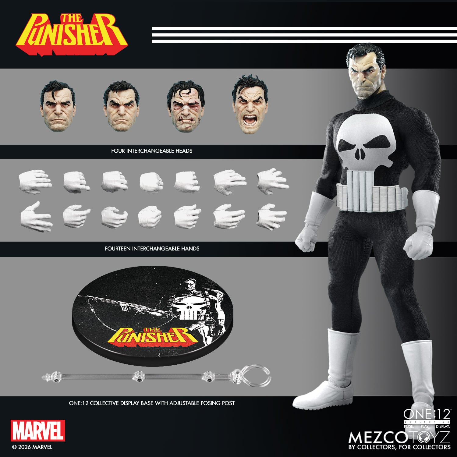 Marvel One:12 Collective The Punisher Action Figure Gallery Image 18
