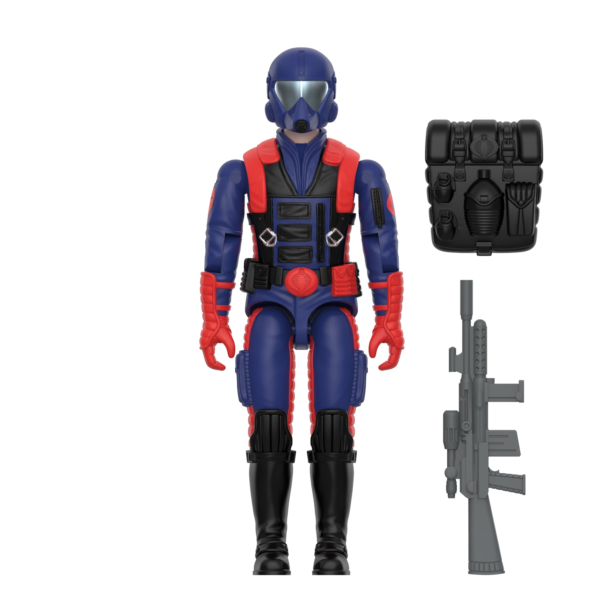 G.I. Joe ReAction+ Cobra Viper Gunner Action Figure Gallery Image 3