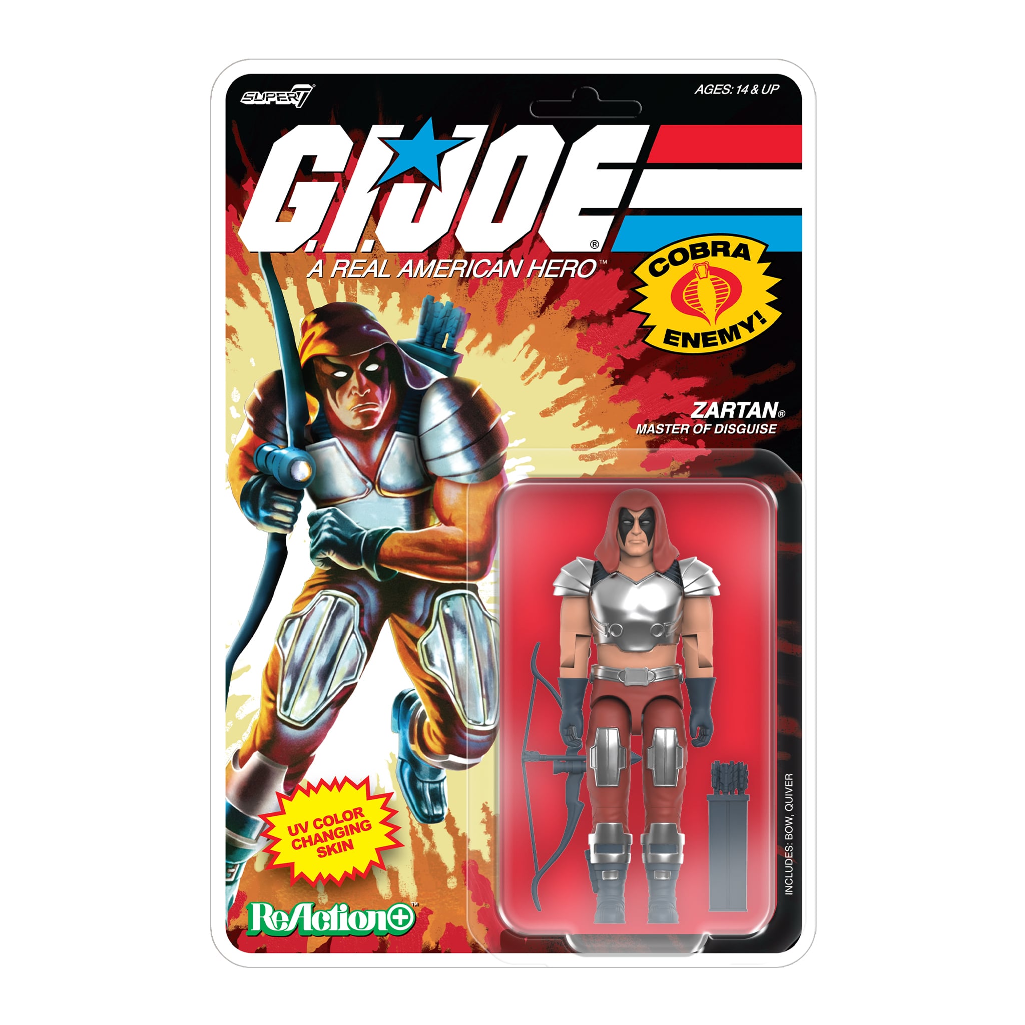 G.I. Joe ReAction+ Zartan (Comic) Action Figure Gallery Image 4