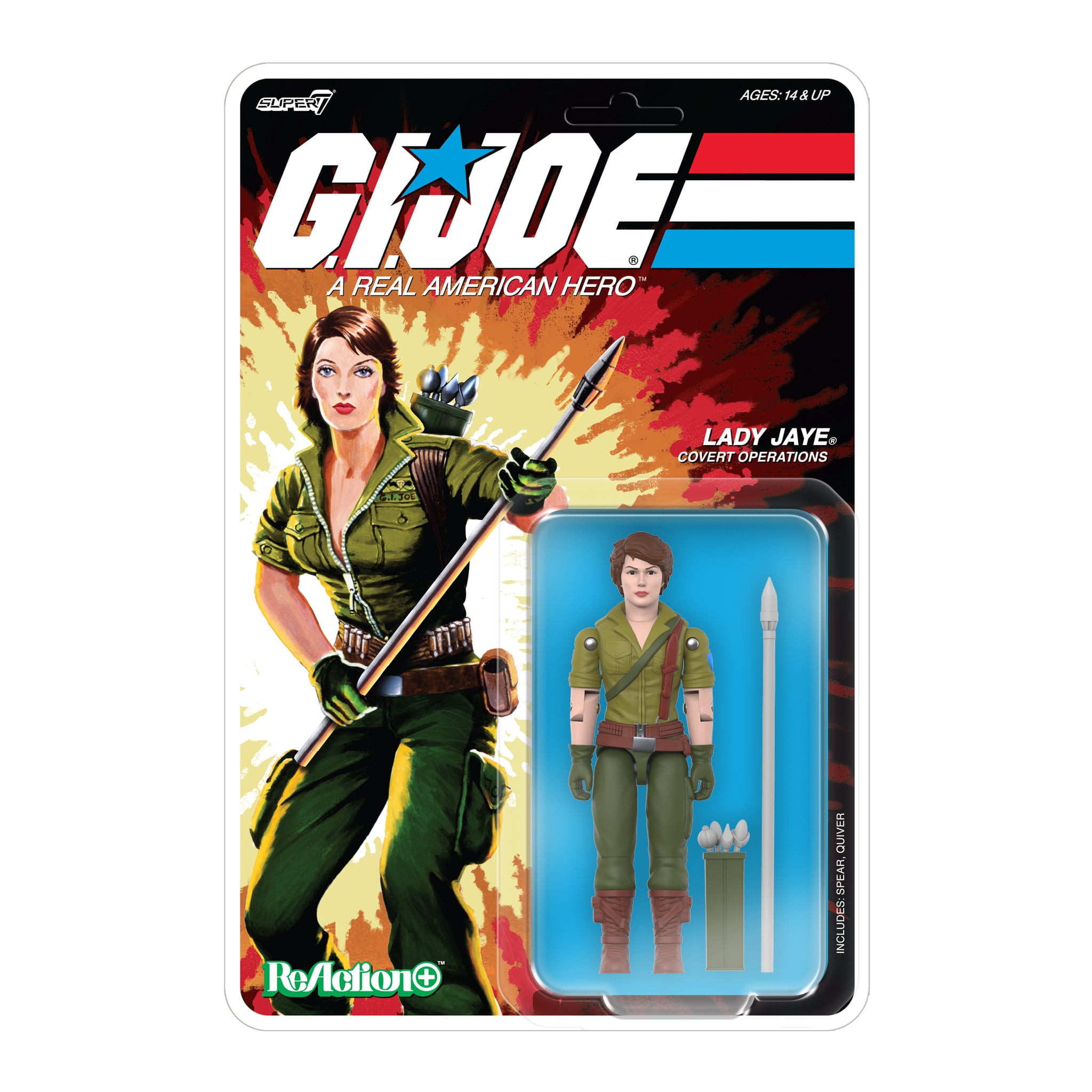G.I. Joe ReAction+ Lady Jaye (Cartoon) Action Figure Gallery Image 4