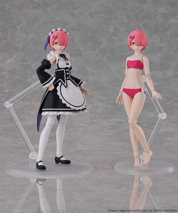 Re:Zero Starting Life in Another World Kadokawa Plastic Model Series Ram (DX Ver.) Model Kit Gallery Image 4