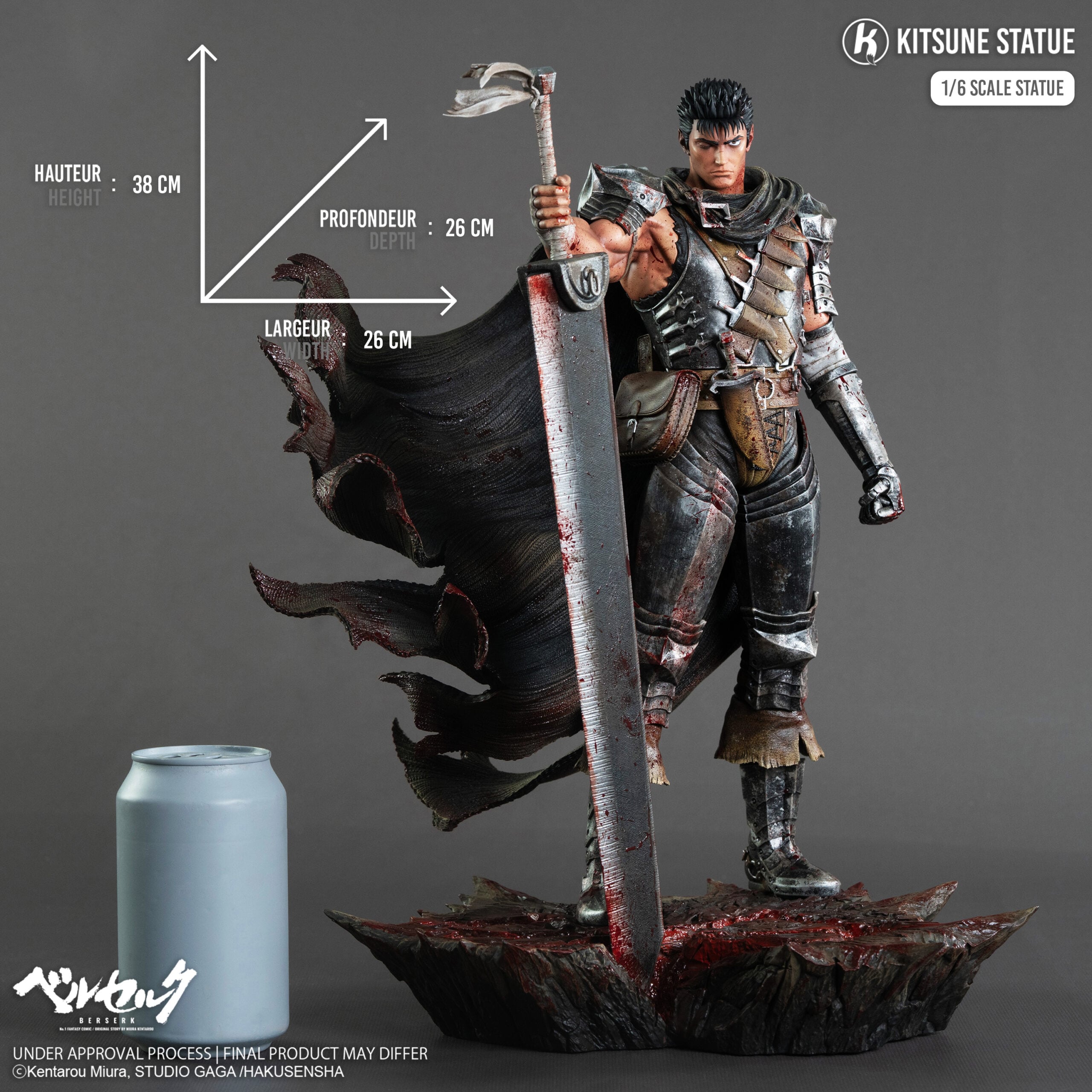 Berserk Guts 1/6 Scale Limited Edition Statue Gallery Image 20
