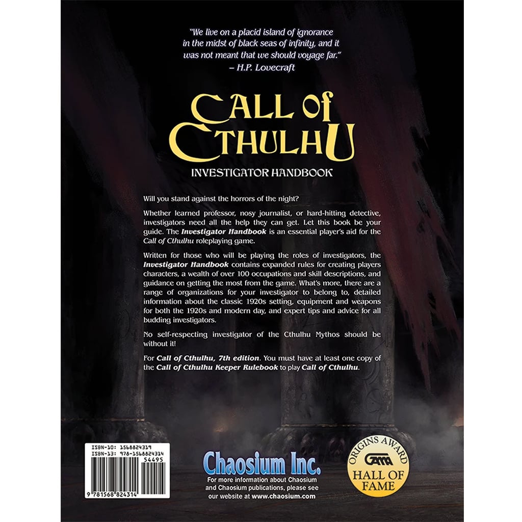Call of Cthulhu Investigator Handbook 7th Edition Gallery Image 3