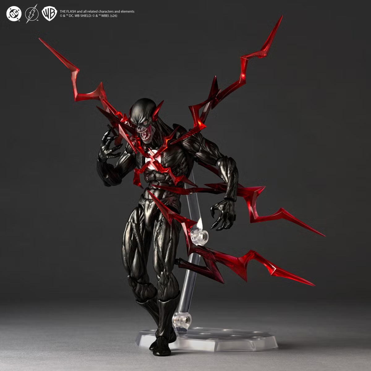 DC Comics Amazing Yamaguchi Revoltech NR136 Black Flash Action Figure Gallery Image 4