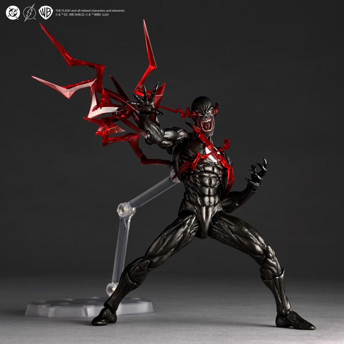 DC Comics Amazing Yamaguchi Revoltech NR136 Black Flash Action Figure Gallery Image 5