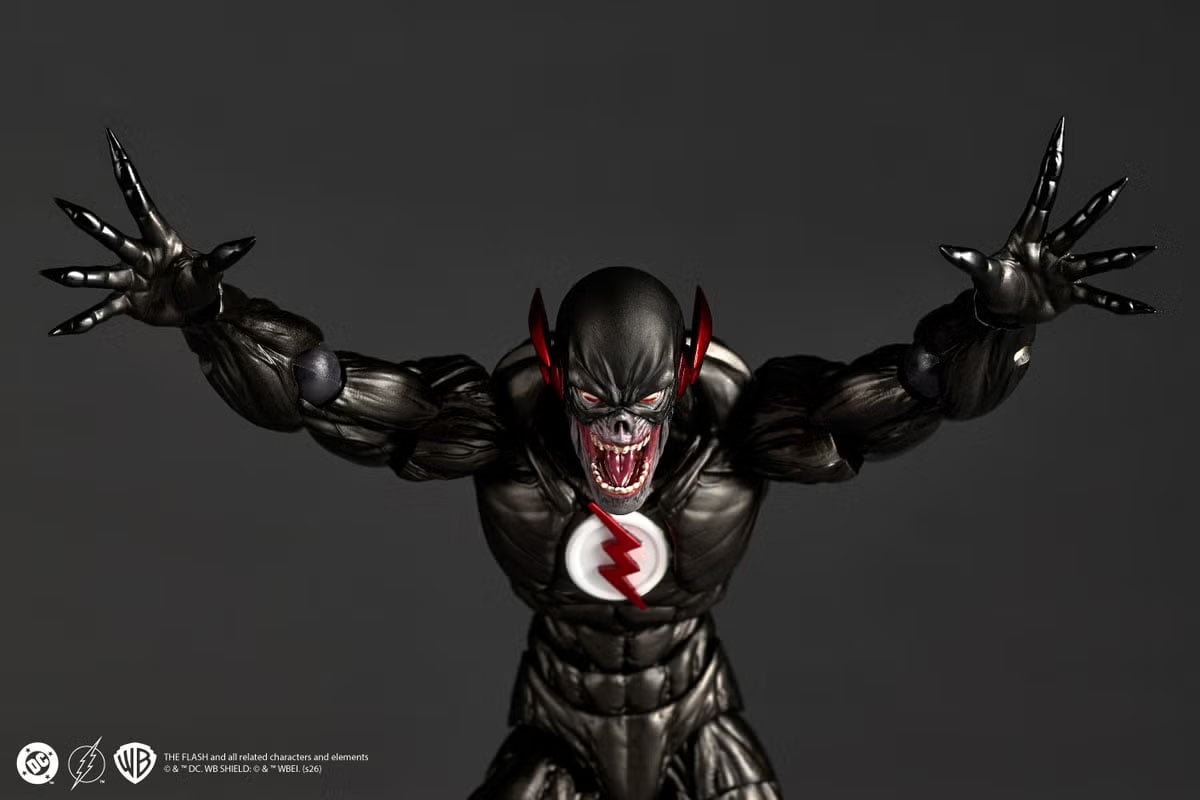 DC Comics Amazing Yamaguchi Revoltech NR136 Black Flash Action Figure Gallery Image 7