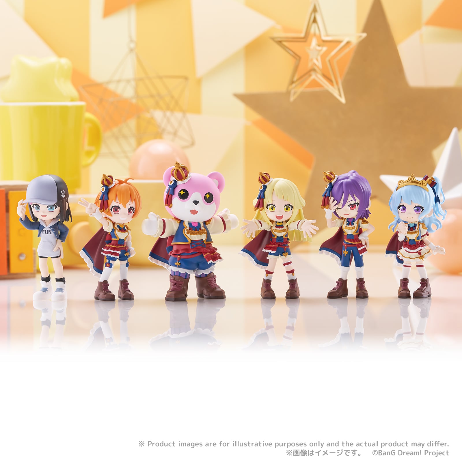 BanG Dream! PalVerse Hello, Happy World! Box of 6 Figures (With Bonus)