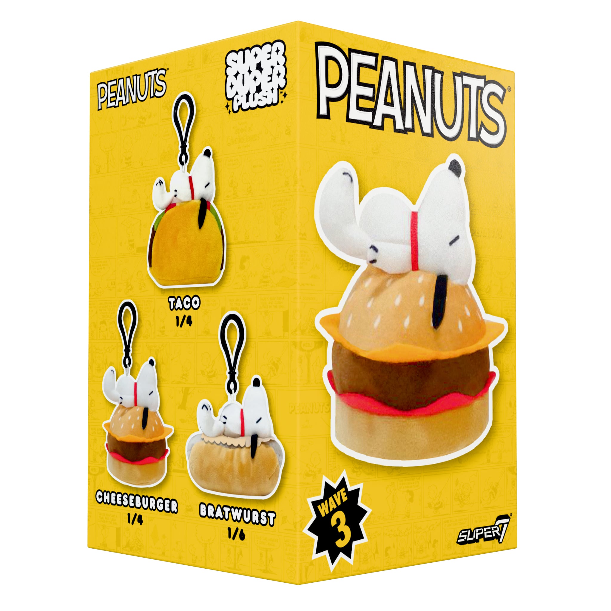 Peanuts Super Duper Plush Snoopy (Food) Random Plush Keychain Gallery Image 17