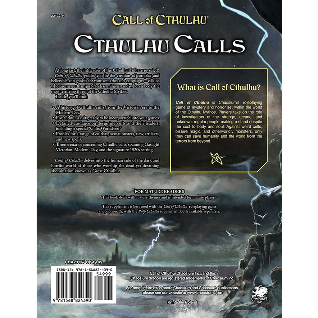 Call of Cthulhu: Cults of Cthulhu Gallery Image 3