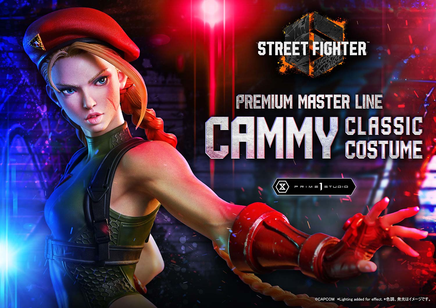 Street Fighter 6 Ultimate Premium Masterline Cammy (Classic Costume) 1/4 Scale Statue Gallery Image 3