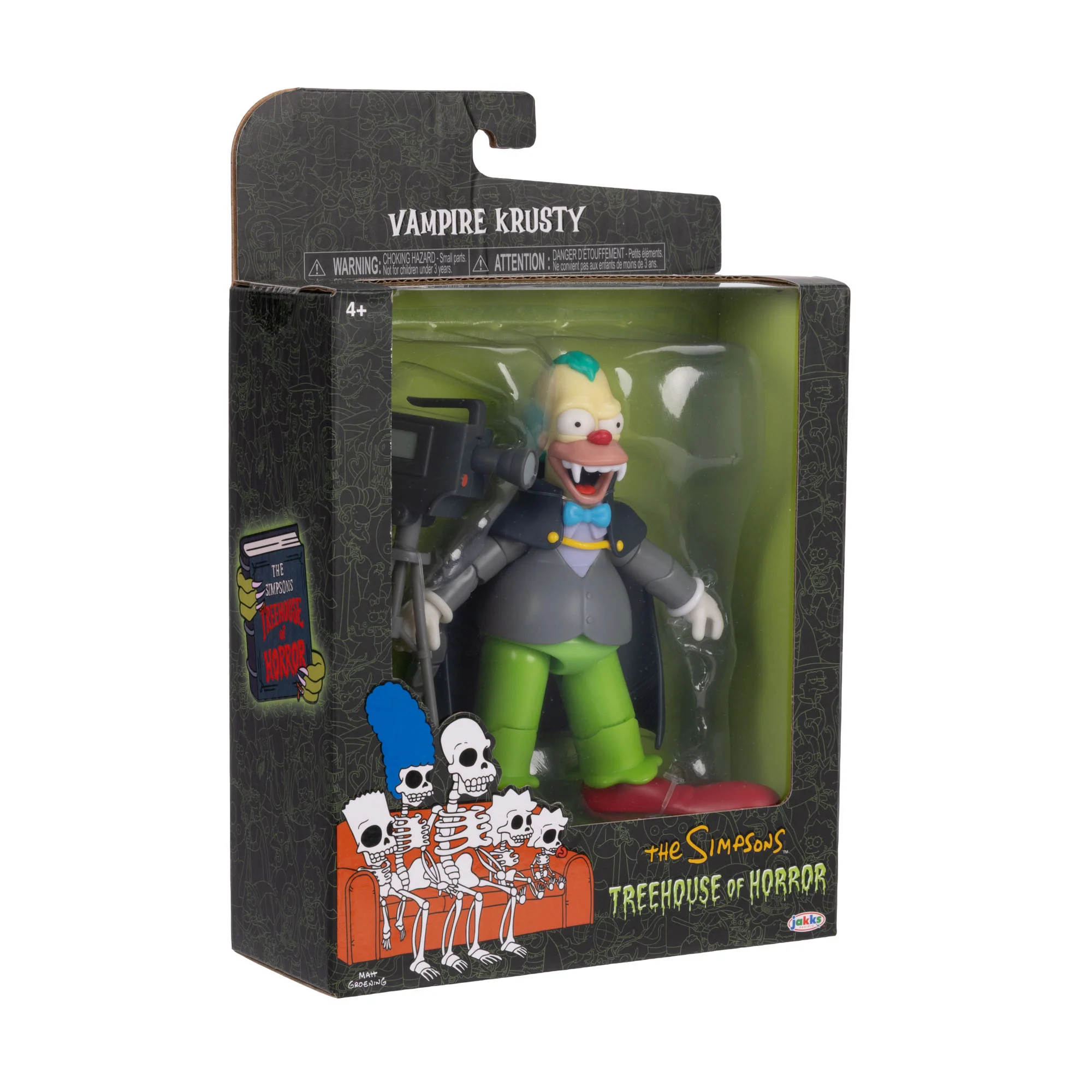 The Simpsons Treehouse of Horror Vampire Krusty 5-Inch Scale Deluxe Action Figure Gallery Image 8