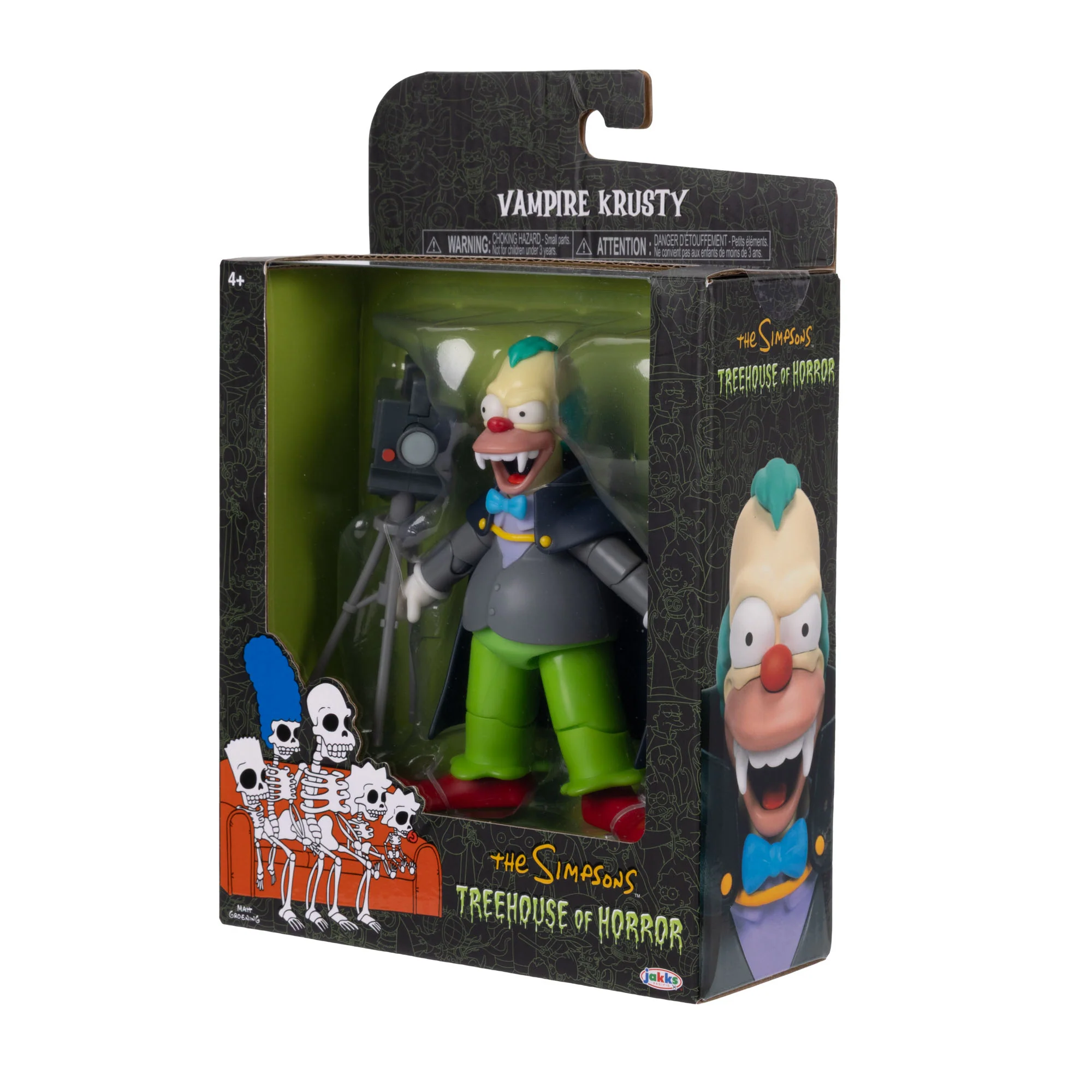 The Simpsons Treehouse of Horror Vampire Krusty 5-Inch Scale Deluxe Action Figure Gallery Image 9