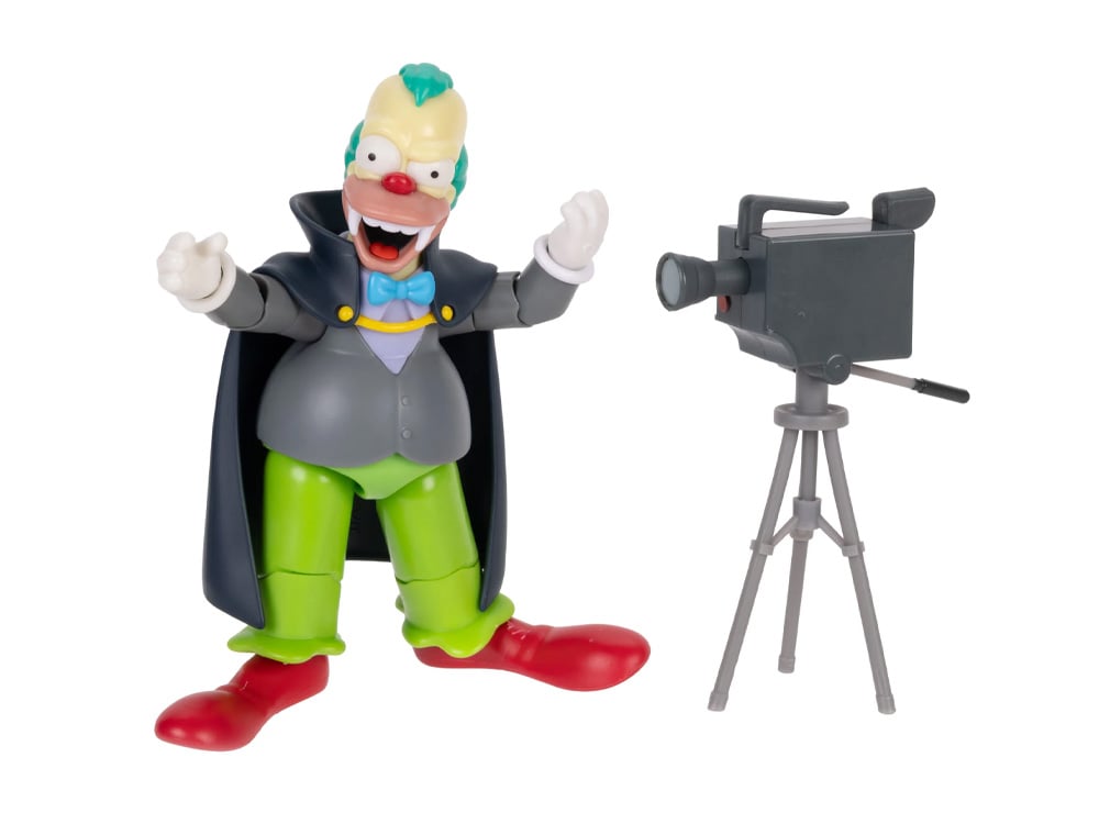 The Simpsons Treehouse of Horror Vampire Krusty 5-Inch Scale Deluxe Action Figure Gallery Image 1
