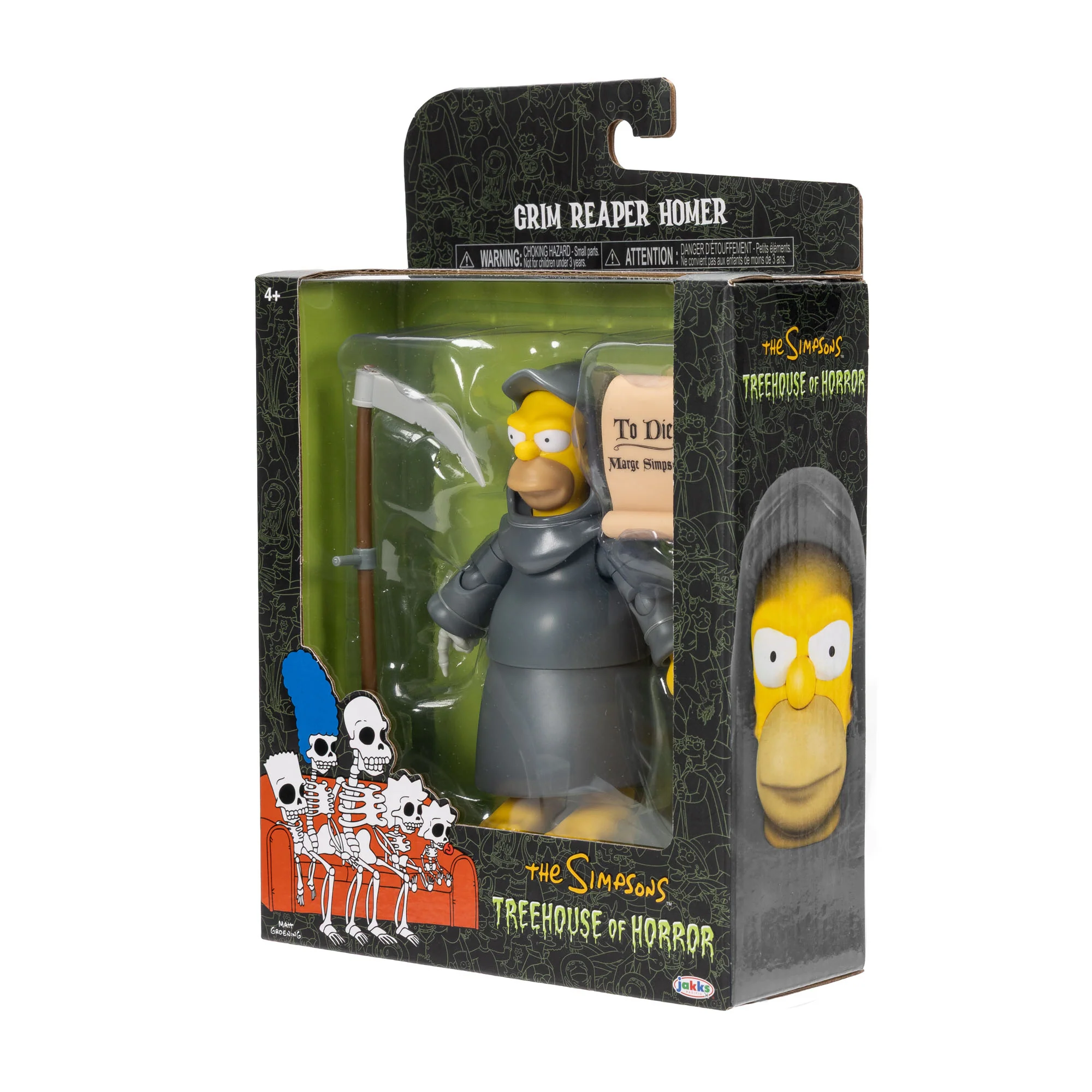 The Simpsons Treehouse of Horror Grim Reaper Homer 5-Inch Scale Deluxe Action Figure Gallery Image 11