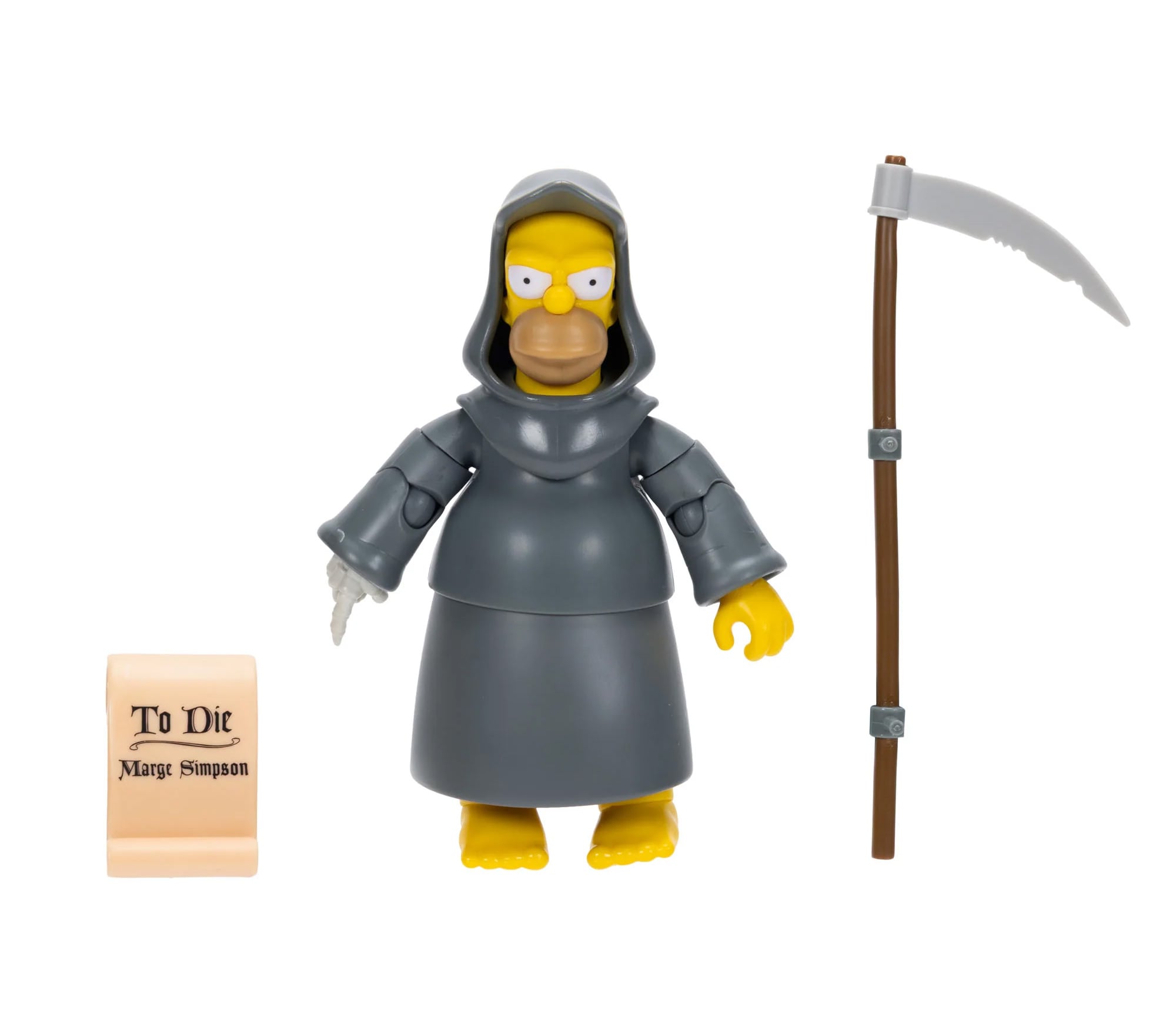 The Simpsons Treehouse of Horror Grim Reaper Homer 5-Inch Scale Deluxe Action Figure Gallery Image 5