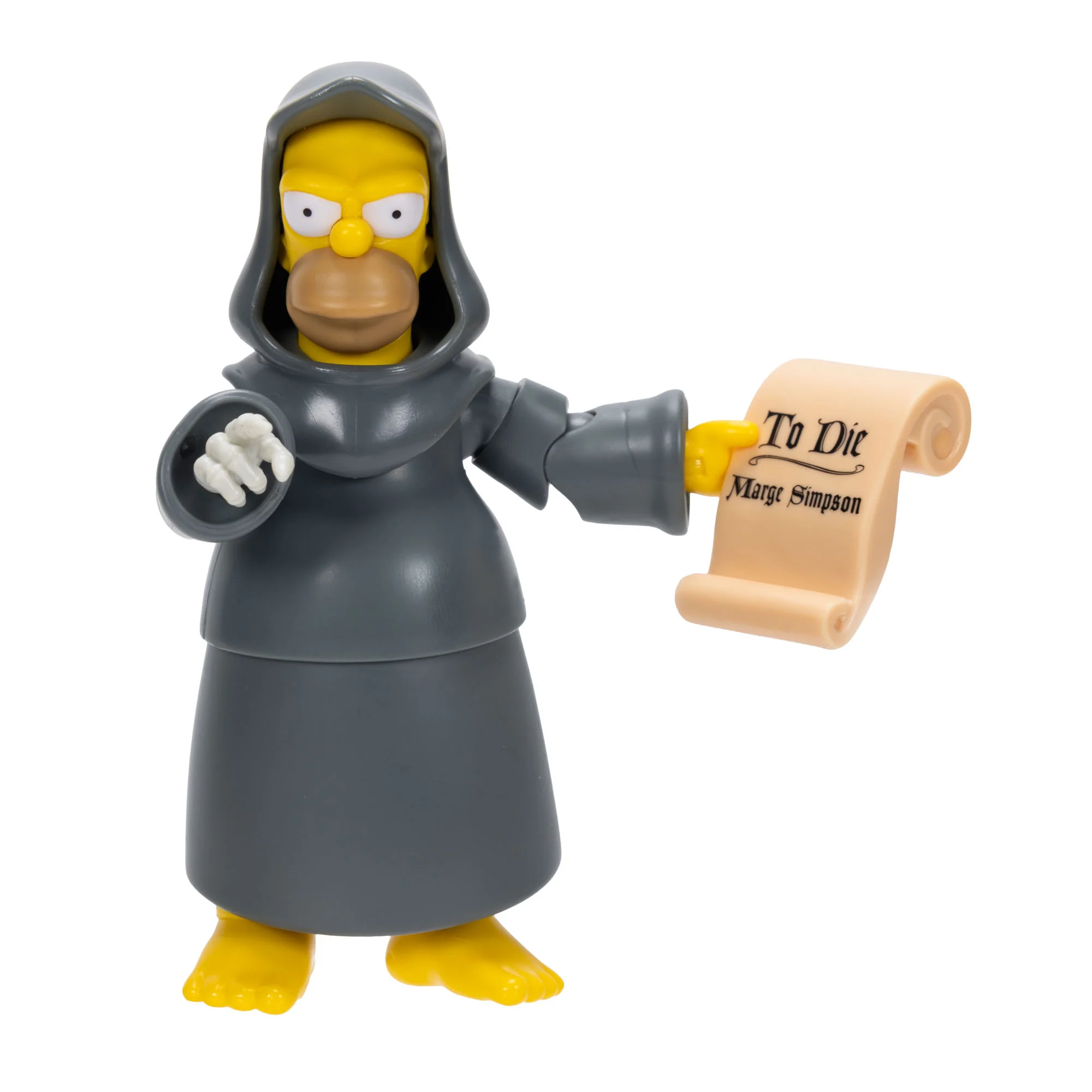 The Simpsons Treehouse of Horror Grim Reaper Homer 5-Inch Scale Deluxe Action Figure Gallery Image 4