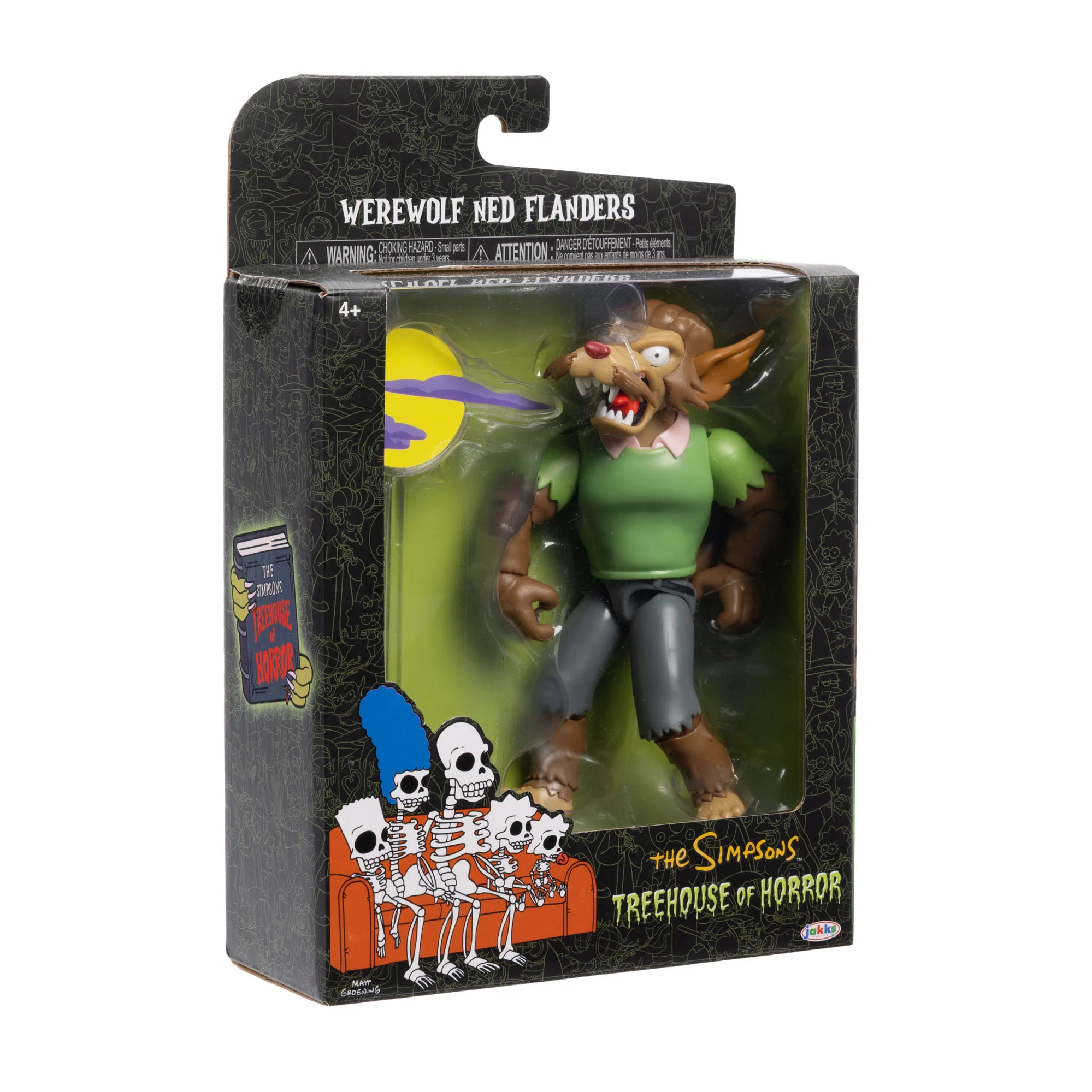 The Simpsons Treehouse of Horror Werewolf Ned Flanders 5-Inch Scale Deluxe Action Figure Gallery Image 9