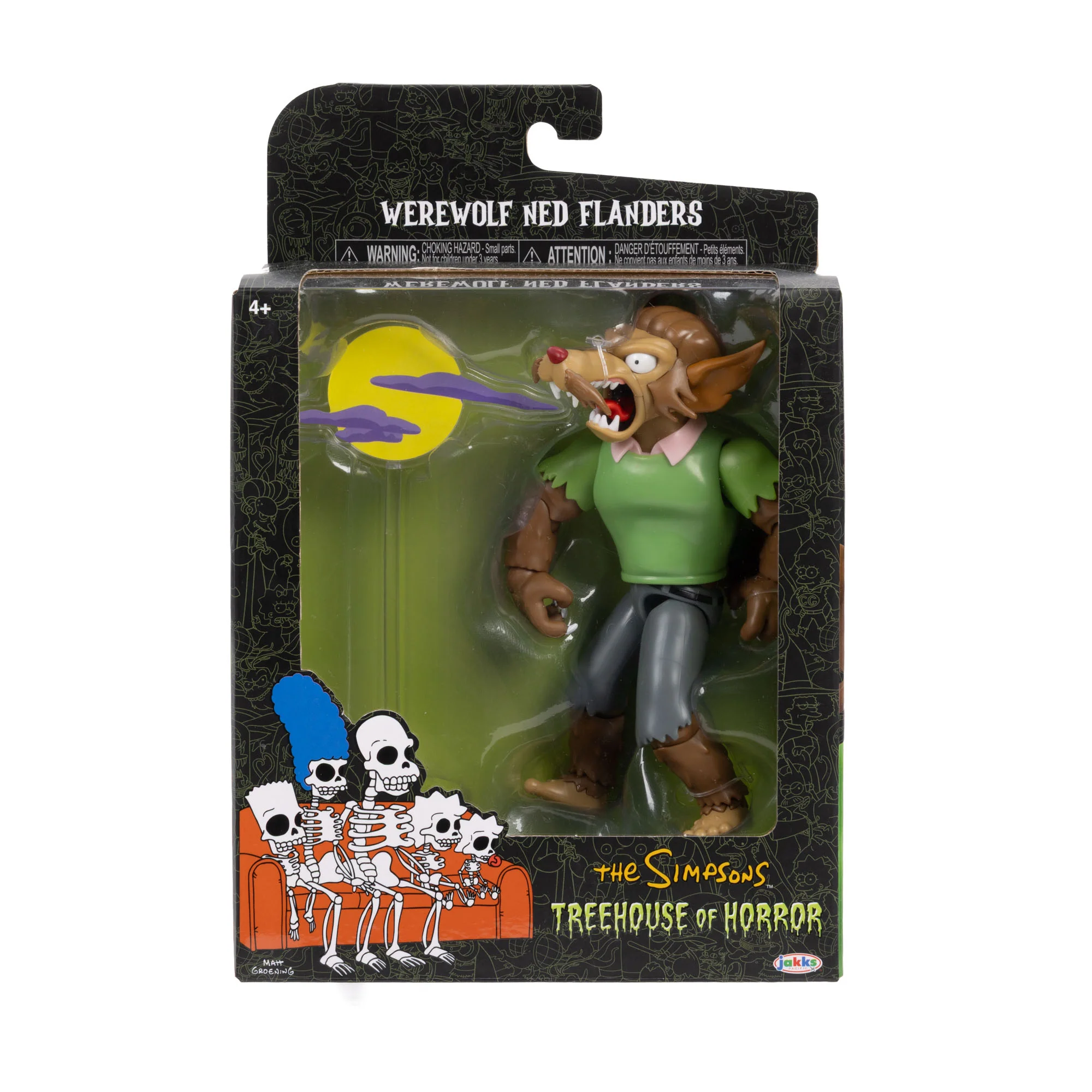 The Simpsons Treehouse of Horror Werewolf Ned Flanders 5-Inch Scale Deluxe Action Figure Gallery Image 8