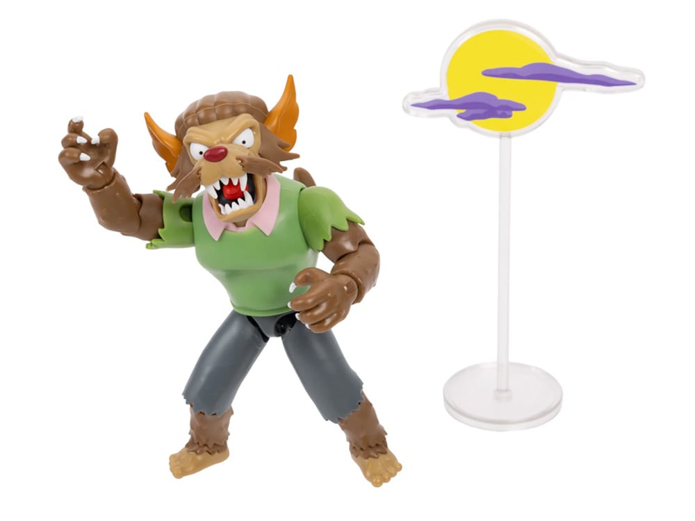 The Simpsons Treehouse of Horror Werewolf Ned Flanders 5-Inch Scale Deluxe Action Figure Gallery Image 1