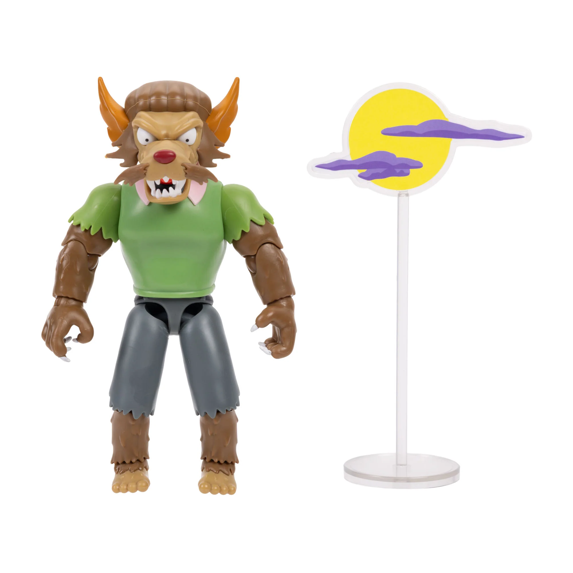 The Simpsons Treehouse of Horror Werewolf Ned Flanders 5-Inch Scale Deluxe Action Figure Gallery Image 3