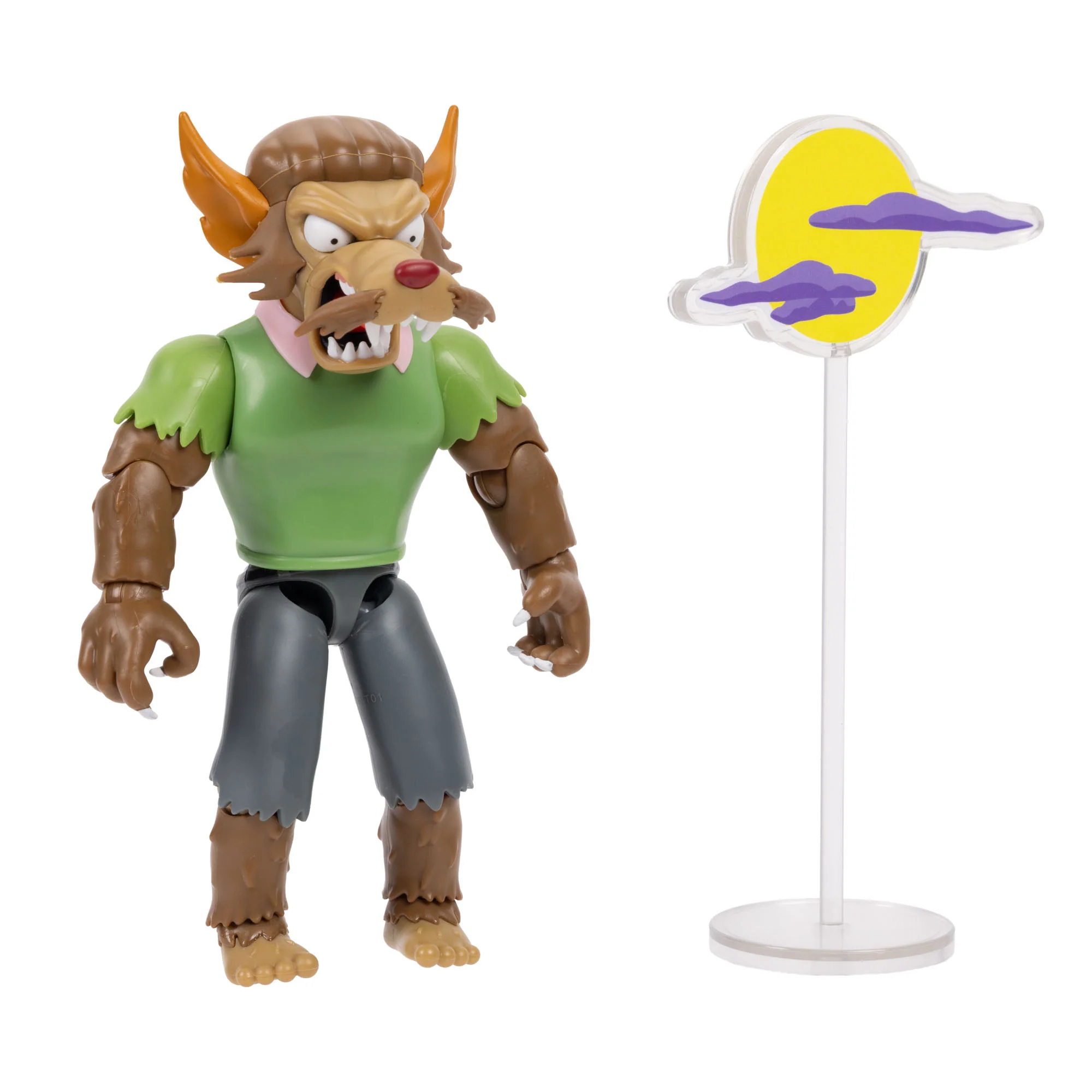 The Simpsons Treehouse of Horror Werewolf Ned Flanders 5-Inch Scale Deluxe Action Figure Gallery Image 6