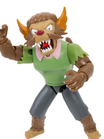 The Simpsons Treehouse of Horror Werewolf Ned Flanders 5-Inch Scale Deluxe Action Figure Gallery Image 2