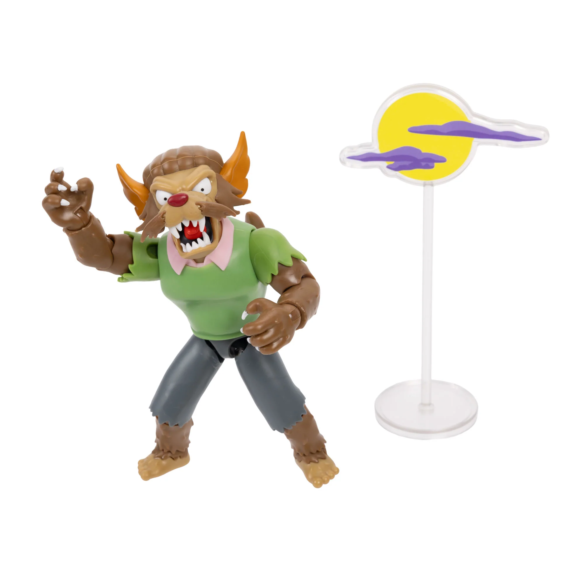The Simpsons Treehouse of Horror Werewolf Ned Flanders 5-Inch Scale Deluxe Action Figure Gallery Image 7