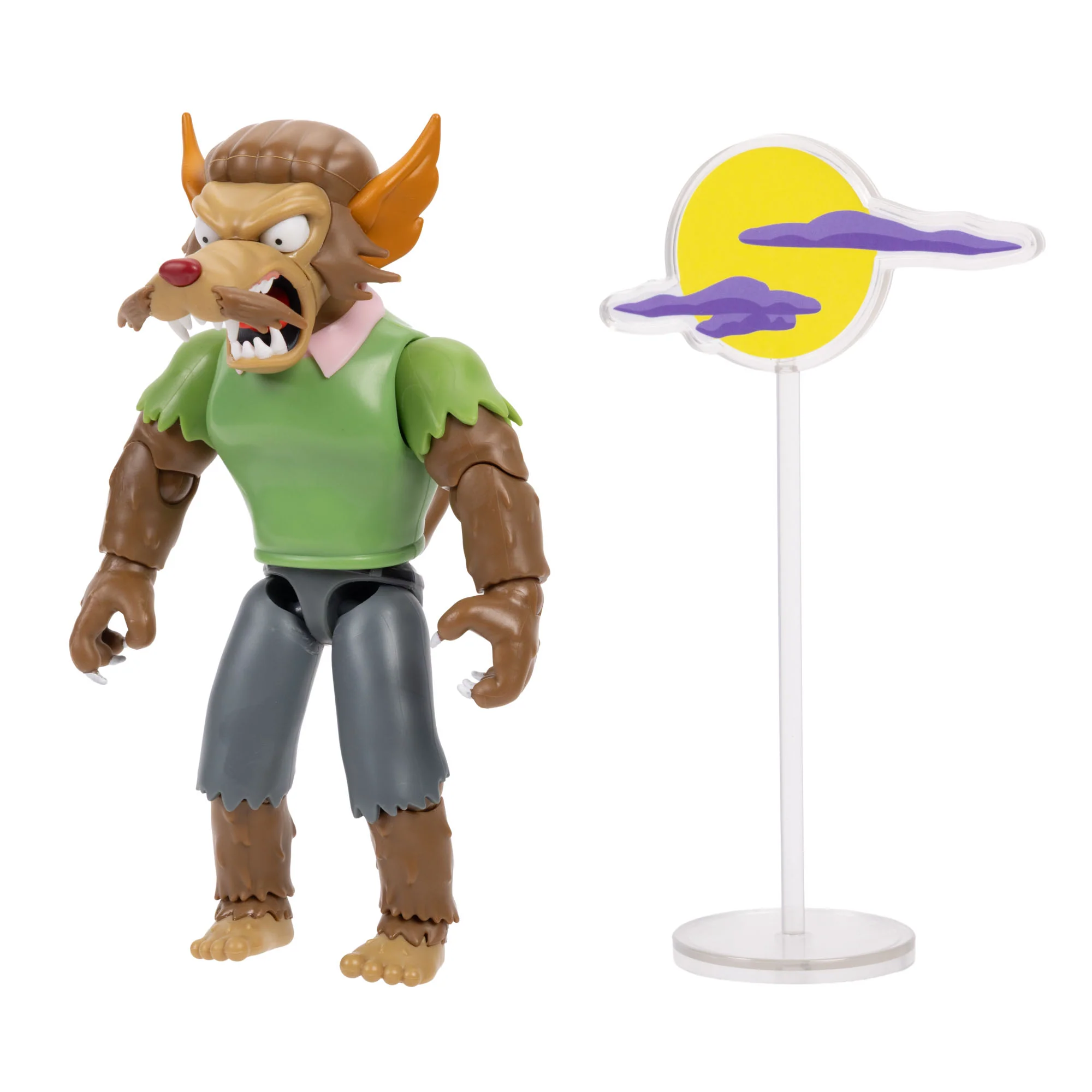 The Simpsons Treehouse of Horror Werewolf Ned Flanders 5-Inch Scale Deluxe Action Figure Gallery Image 4