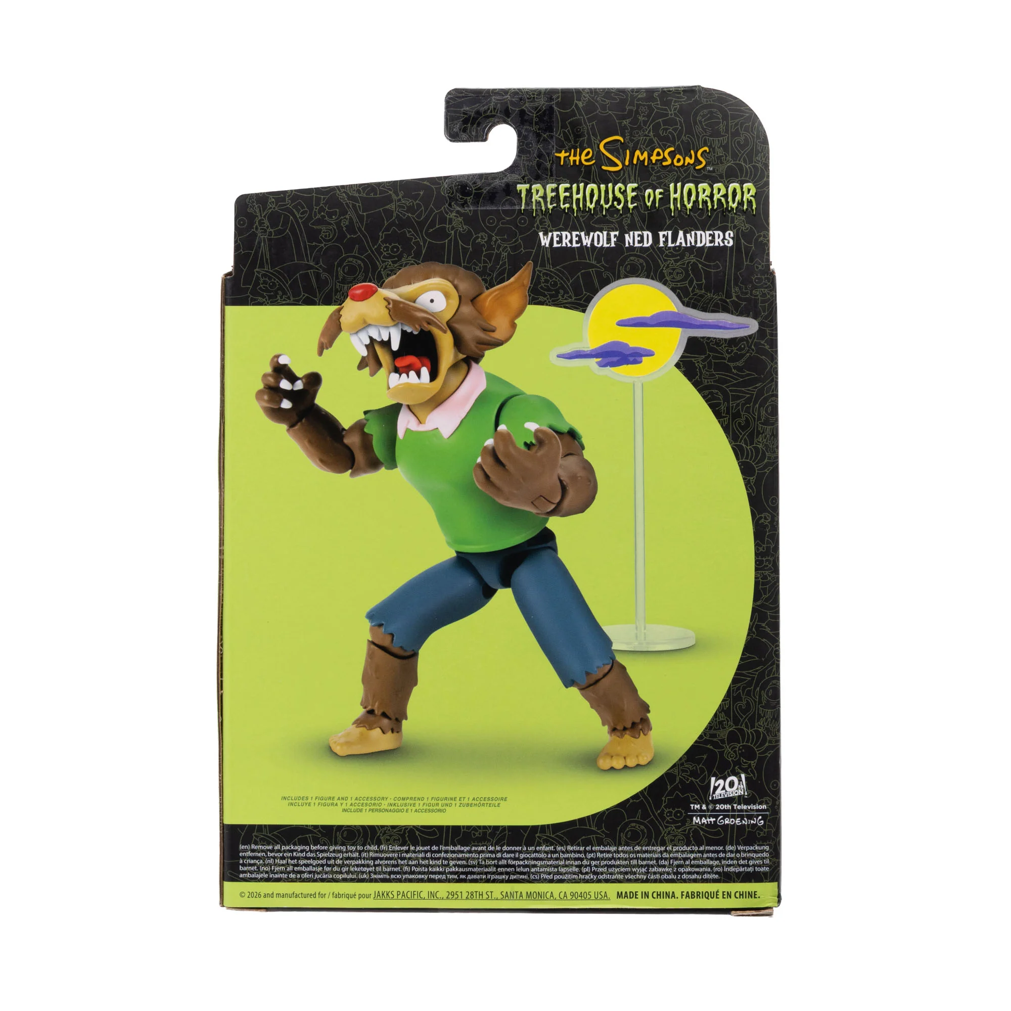 The Simpsons Treehouse of Horror Werewolf Ned Flanders 5-Inch Scale Deluxe Action Figure Gallery Image 11