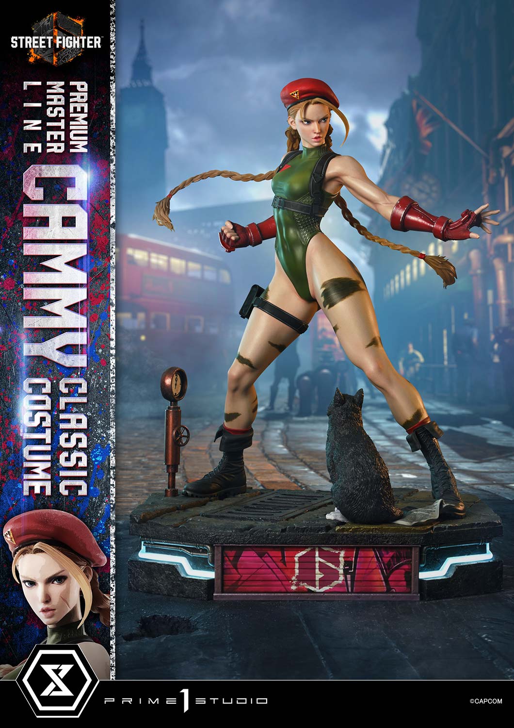 Street Fighter 6 Ultimate Premium Masterline Cammy (Classic Costume) (Ultimate Bonus Ver.) 1/4 Scale Limited Edition Statue Gallery Image 8