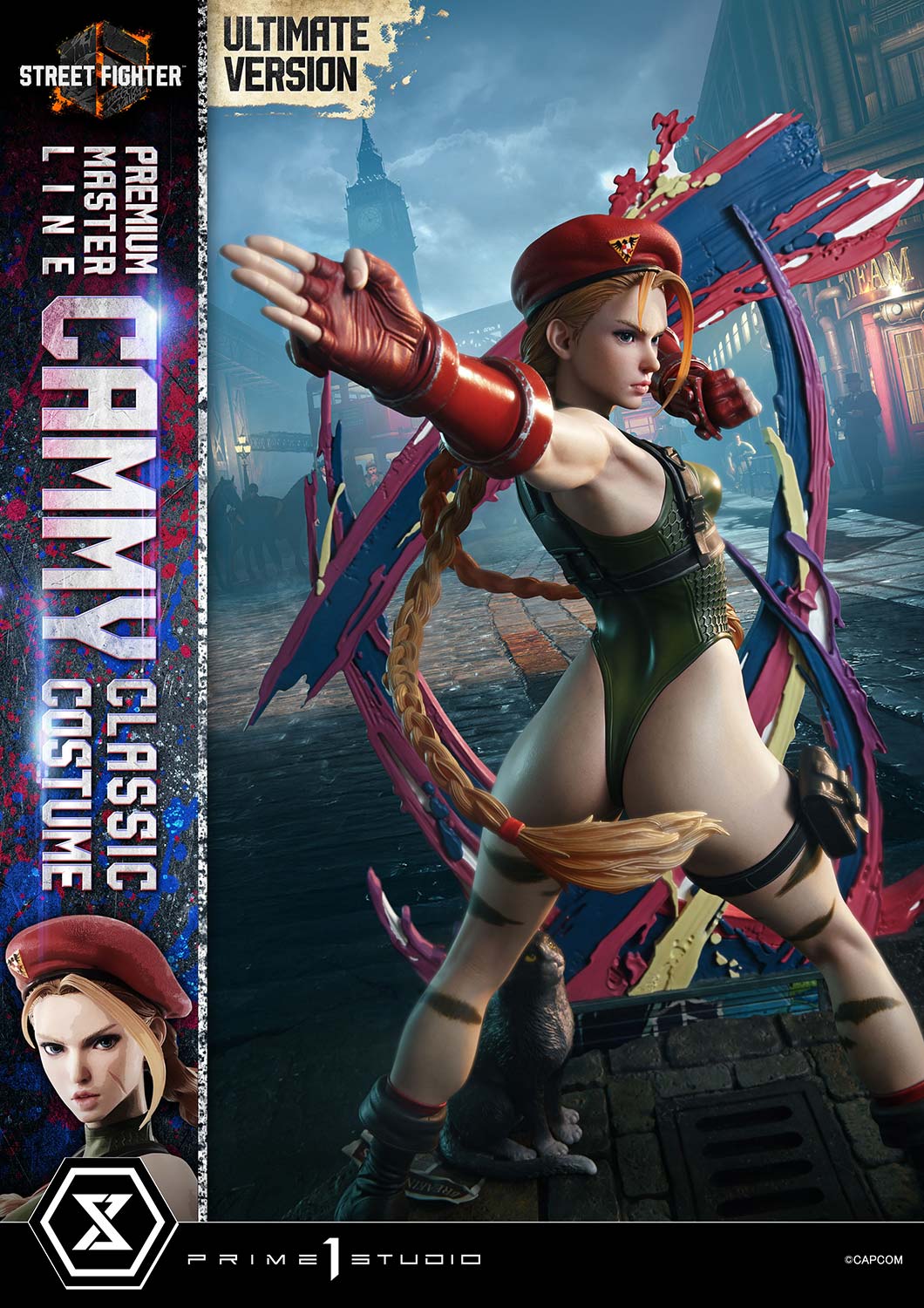 Street Fighter 6 Ultimate Premium Masterline Cammy (Classic Costume) (Ultimate Bonus Ver.) 1/4 Scale Limited Edition Statue Gallery Image 10
