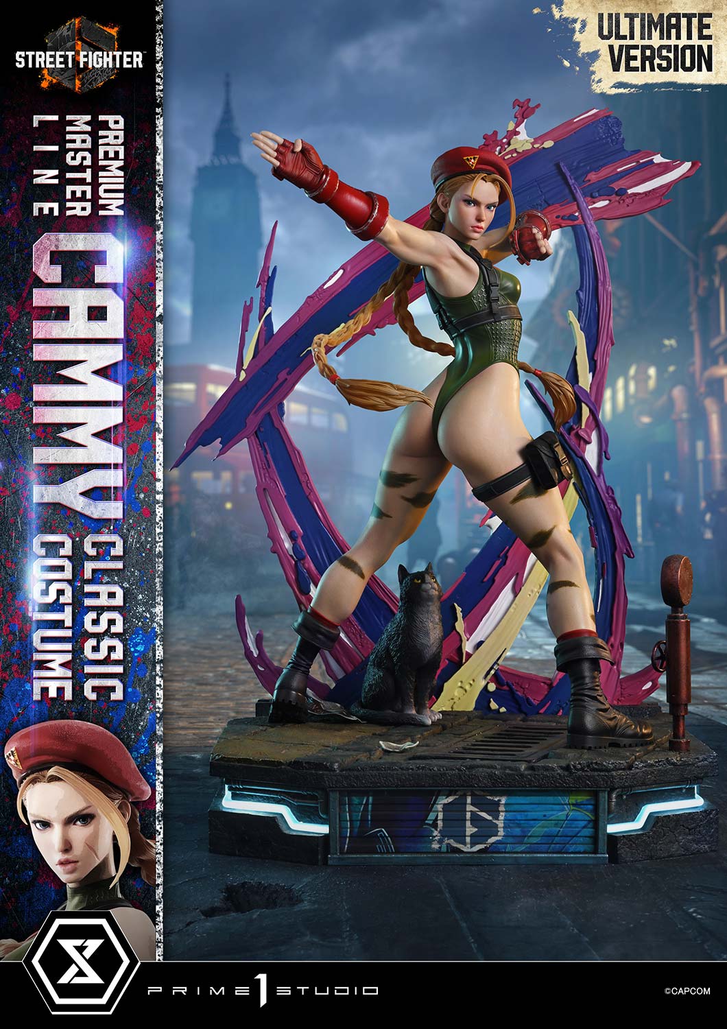 Street Fighter 6 Ultimate Premium Masterline Cammy (Classic Costume) (Ultimate Bonus Ver.) 1/4 Scale Limited Edition Statue Gallery Image 5