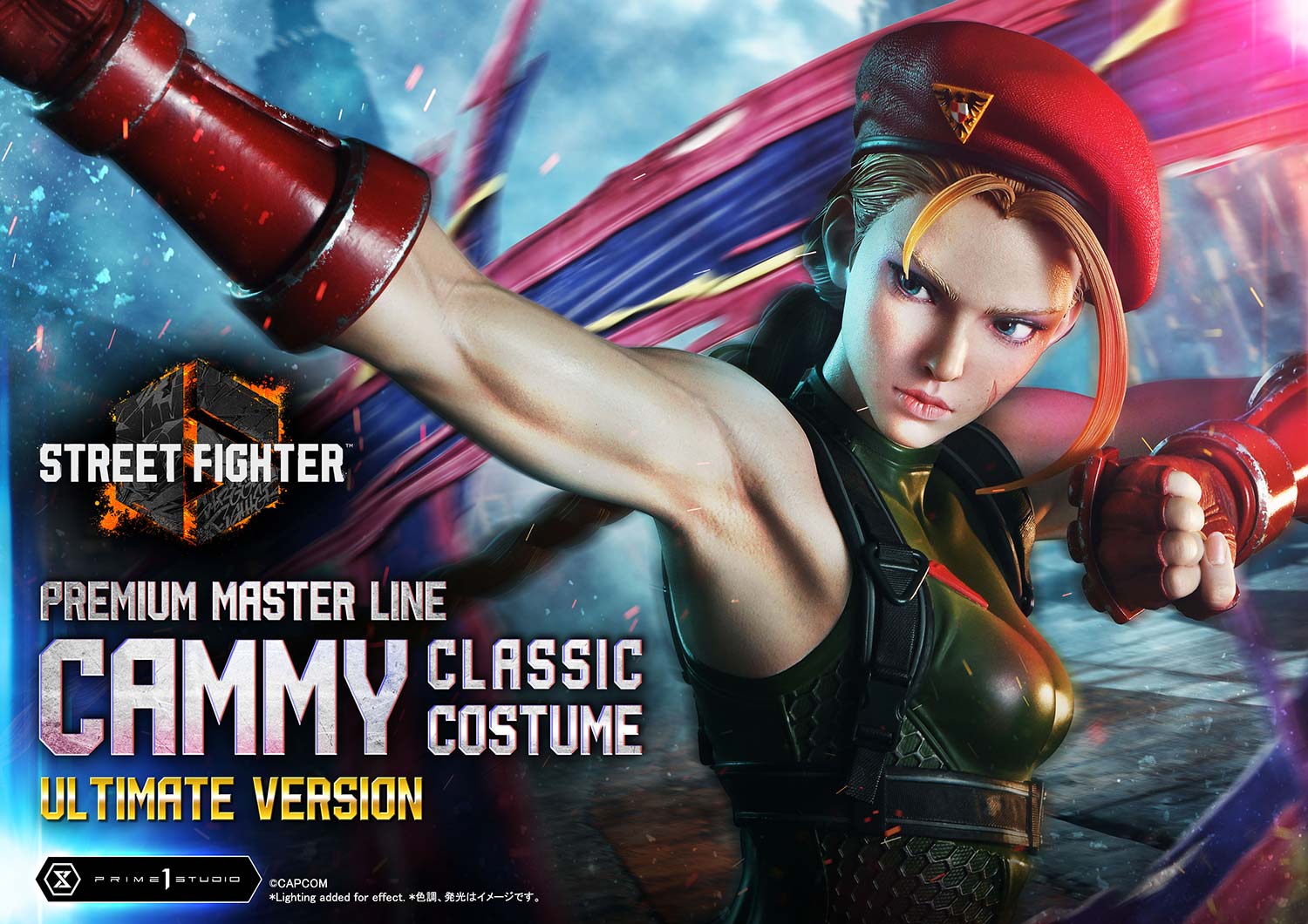 Street Fighter 6 Ultimate Premium Masterline Cammy (Classic Costume) (Ultimate Bonus Ver.) 1/4 Scale Limited Edition Statue Gallery Image 3
