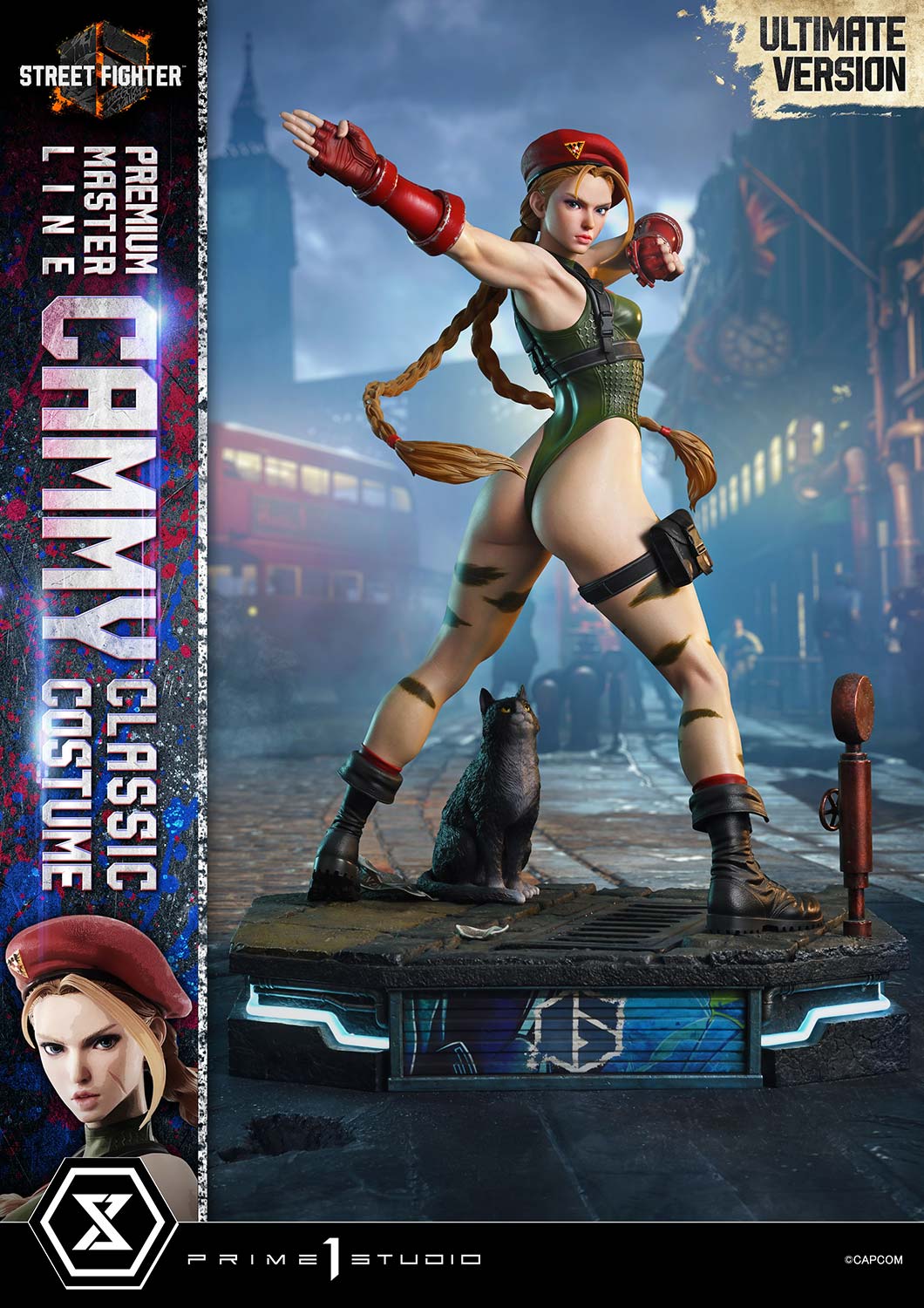 Street Fighter 6 Ultimate Premium Masterline Cammy (Classic Costume) (Ultimate Bonus Ver.) 1/4 Scale Limited Edition Statue Gallery Image 7