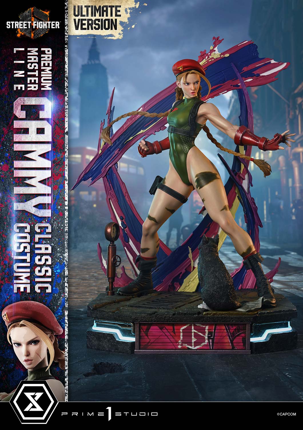 Street Fighter 6 Ultimate Premium Masterline Cammy (Classic Costume) (Ultimate Bonus Ver.) 1/4 Scale Limited Edition Statue Gallery Image 6