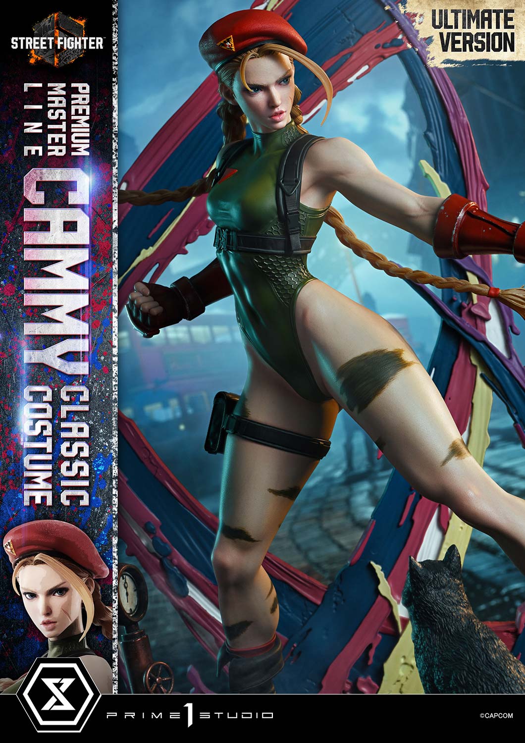 Street Fighter 6 Ultimate Premium Masterline Cammy (Classic Costume) (Ultimate Bonus Ver.) 1/4 Scale Limited Edition Statue Gallery Image 9