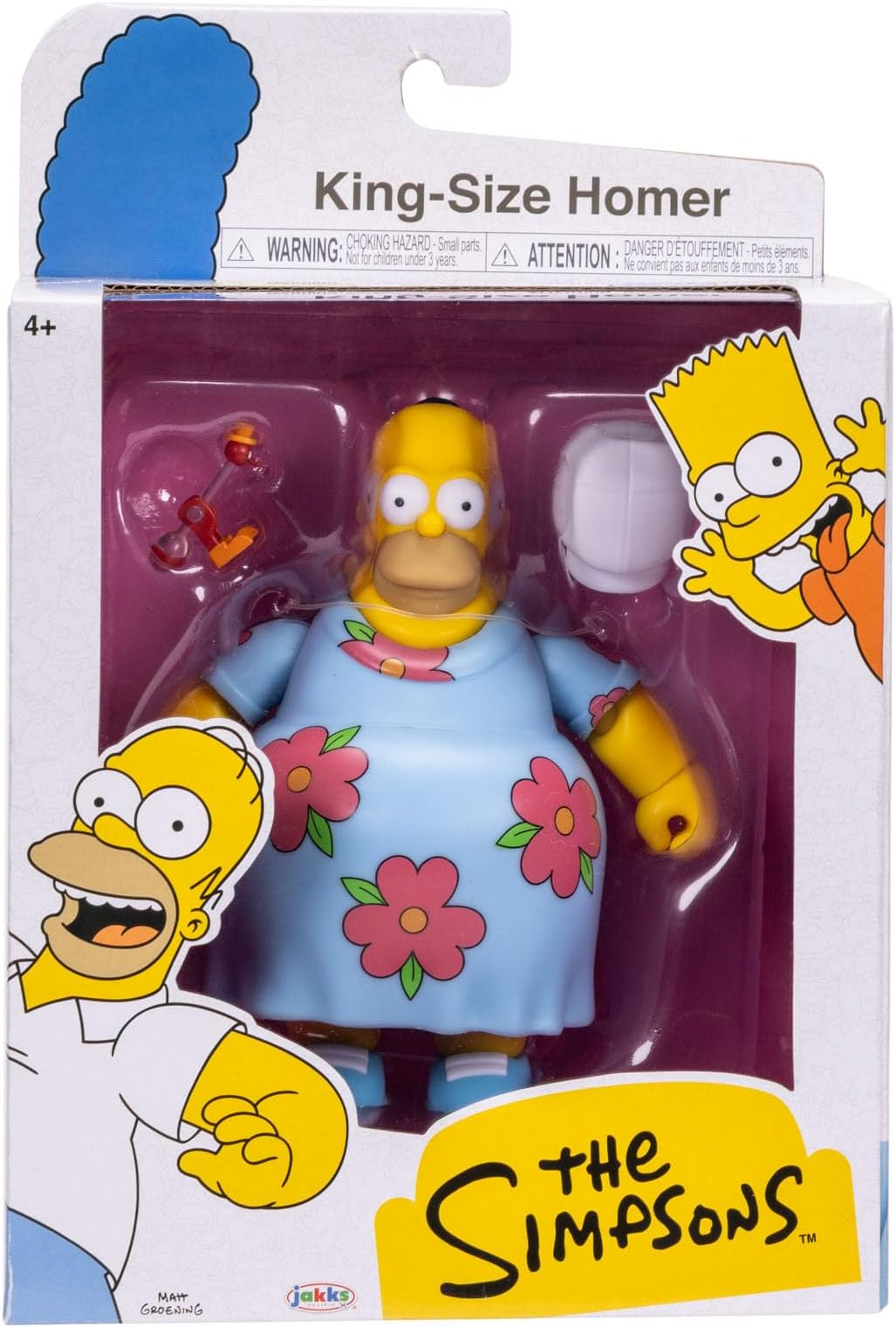 The Simpsons King-Size Homer 5-Inch Scale Deluxe Action Figure Gallery Image 8