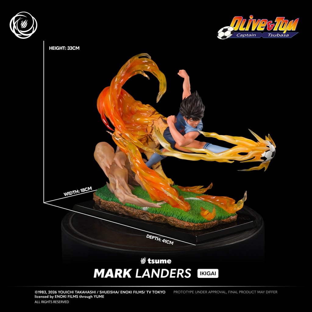Captain Tsubasa Ikigai Mark Landers 1/6 Scale Limited Editon Statue