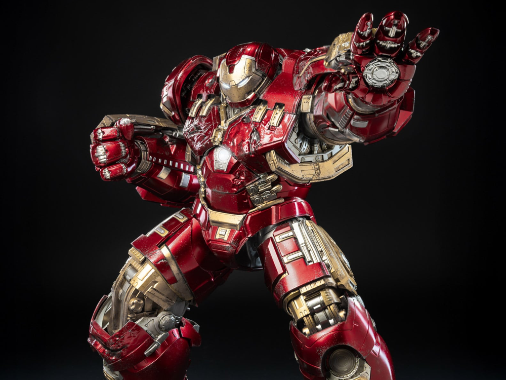 Image of Marvel: The Infinity Saga DLX Iron Man 44 Hulkbuster (Battle Damaged) Action Figure