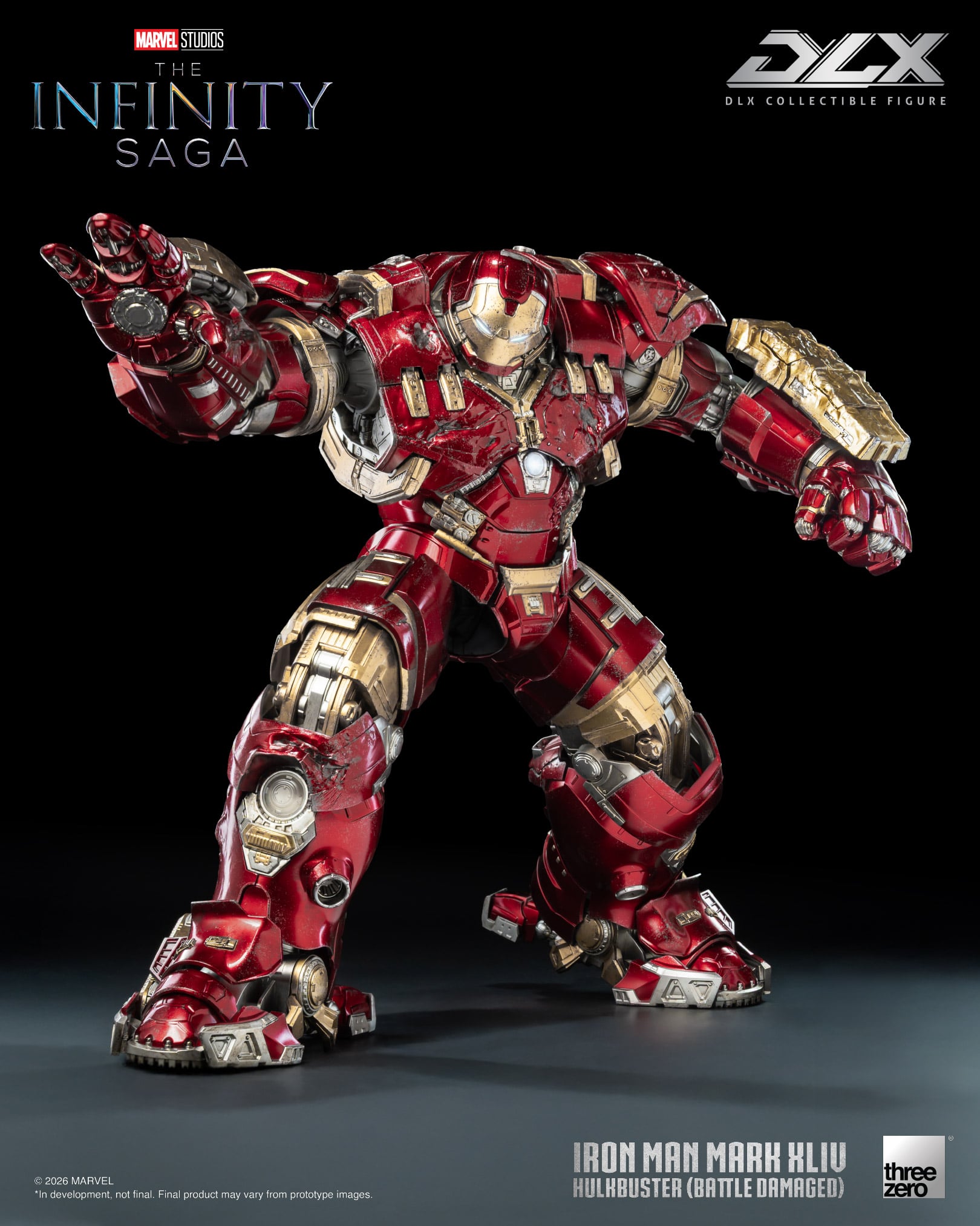 Marvel: The Infinity Saga DLX Iron Man 44 Hulkbuster (Battle Damaged) Action Figure Gallery Image 9