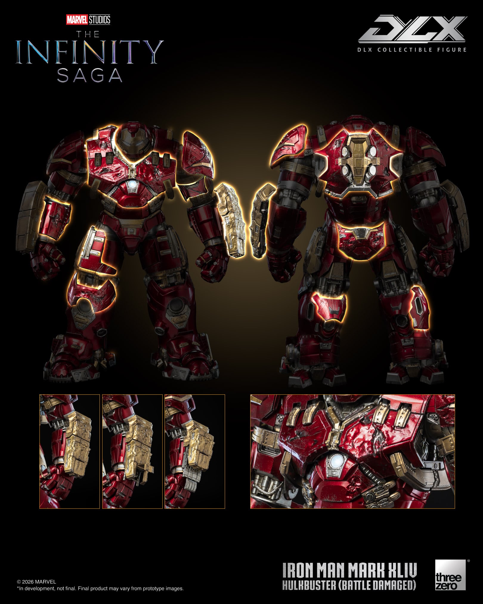 Marvel: The Infinity Saga DLX Iron Man 44 Hulkbuster (Battle Damaged) Action Figure Gallery Image 15