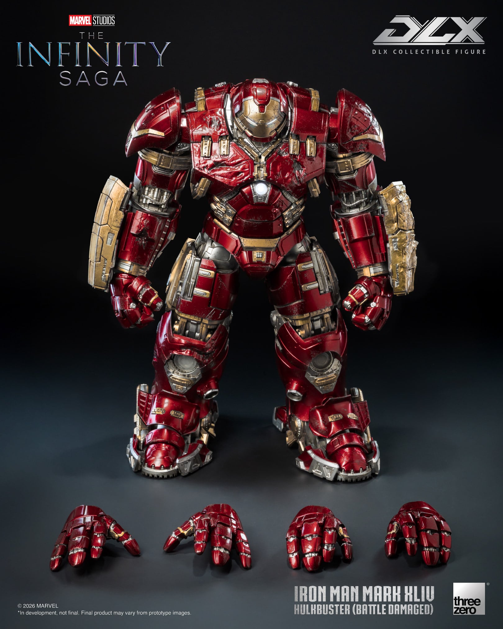 Marvel: The Infinity Saga DLX Iron Man 44 Hulkbuster (Battle Damaged) Action Figure Gallery Image 17