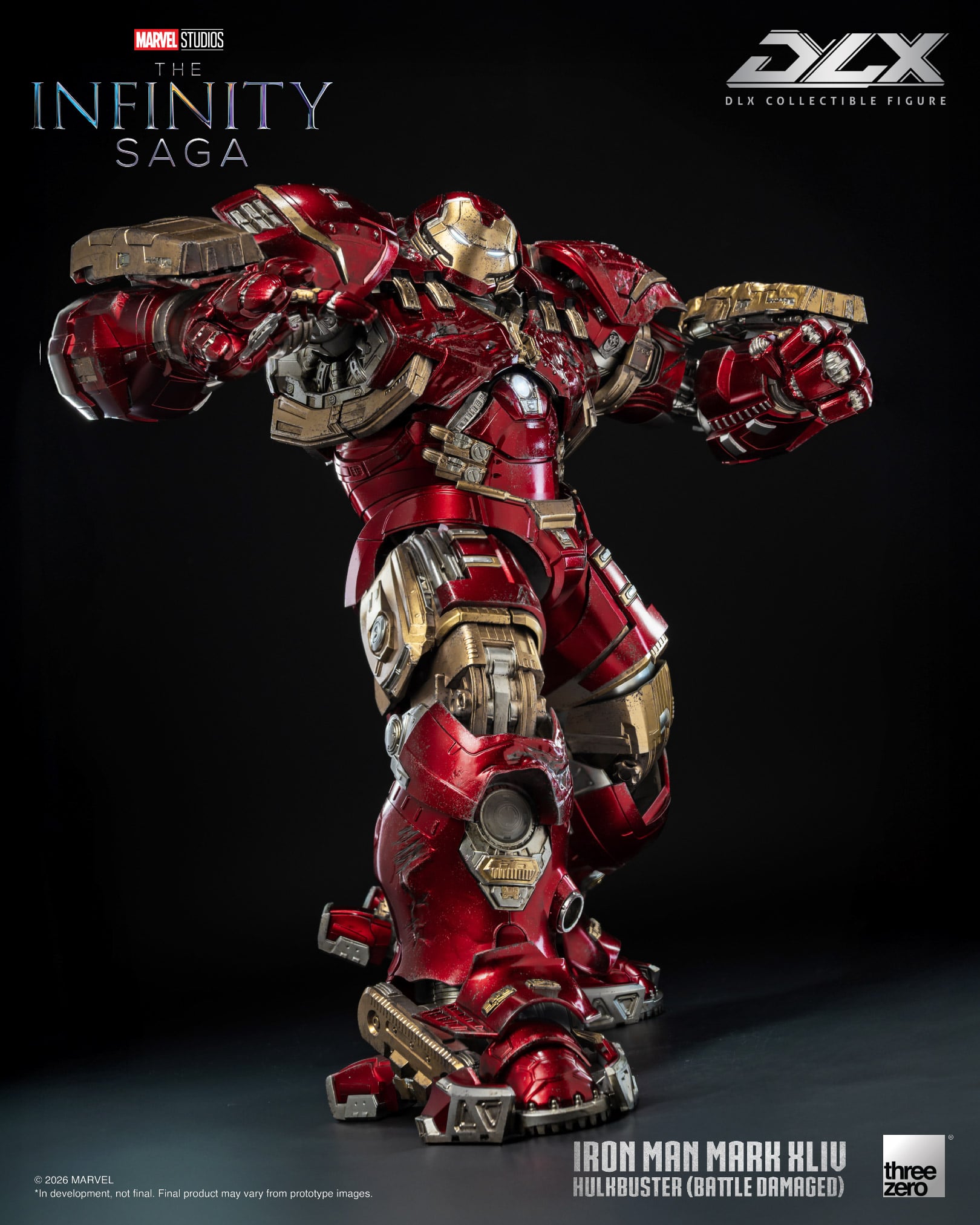 Marvel: The Infinity Saga DLX Iron Man 44 Hulkbuster (Battle Damaged) Action Figure Gallery Image 12