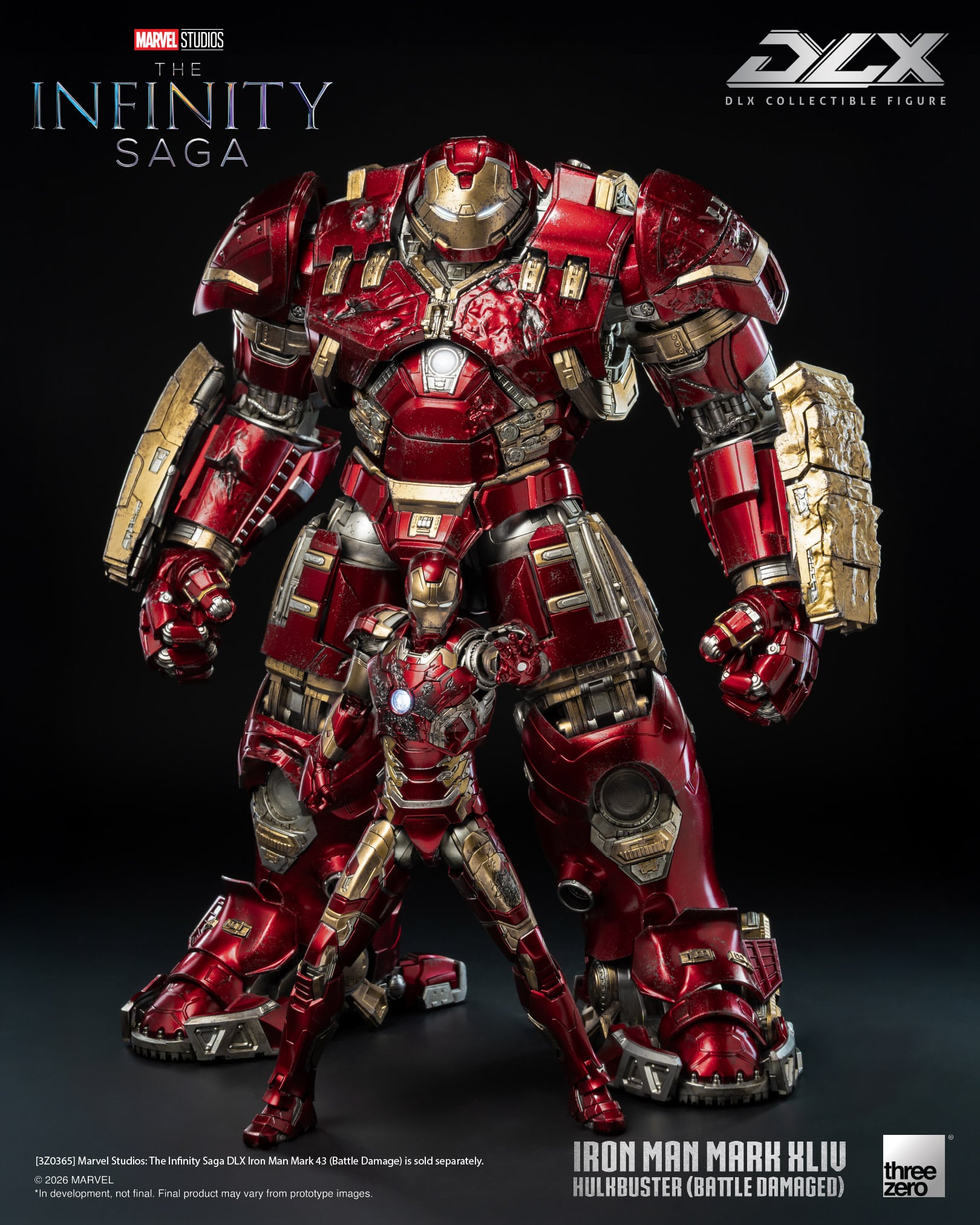 Marvel: The Infinity Saga DLX Iron Man 44 Hulkbuster (Battle Damaged) Action Figure Gallery Image 18